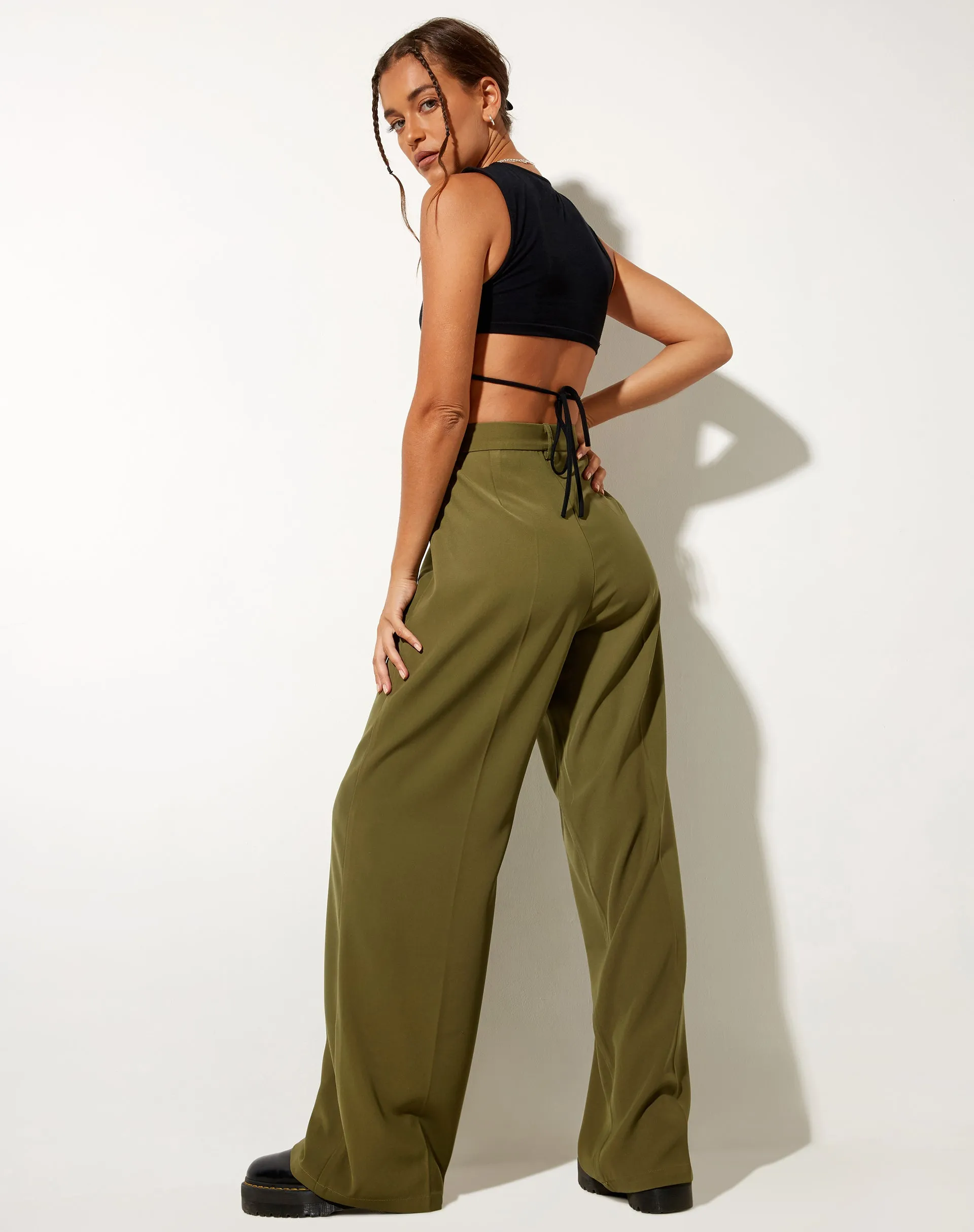 Abba Trouser in Tailoring Khaki