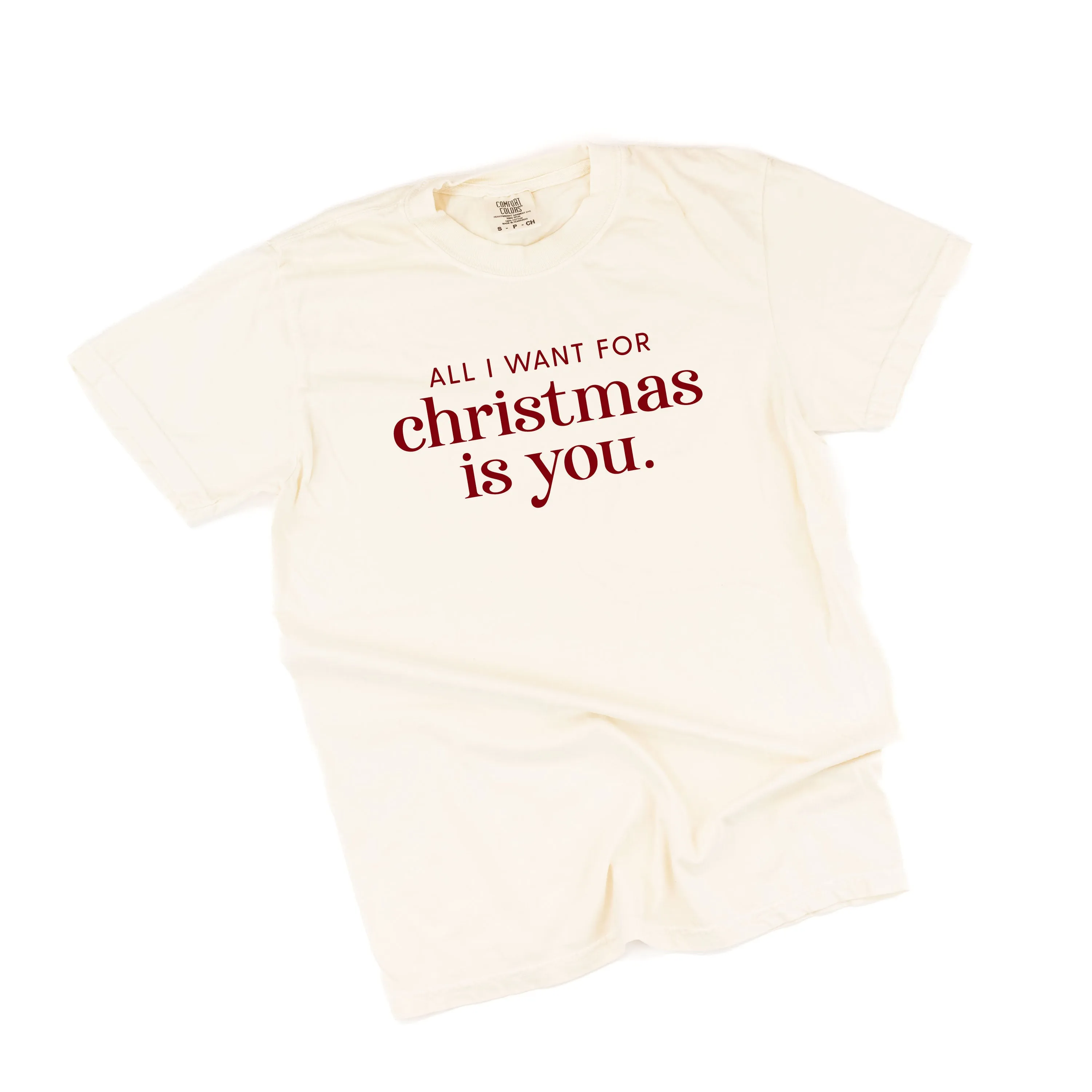 All I Want For Christmas Is You - Comfort Colors Tee