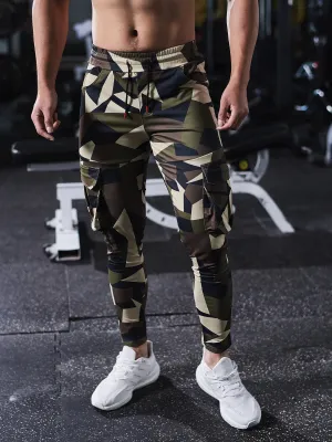 All Season Essential Check Print Cargo Jogger Pants