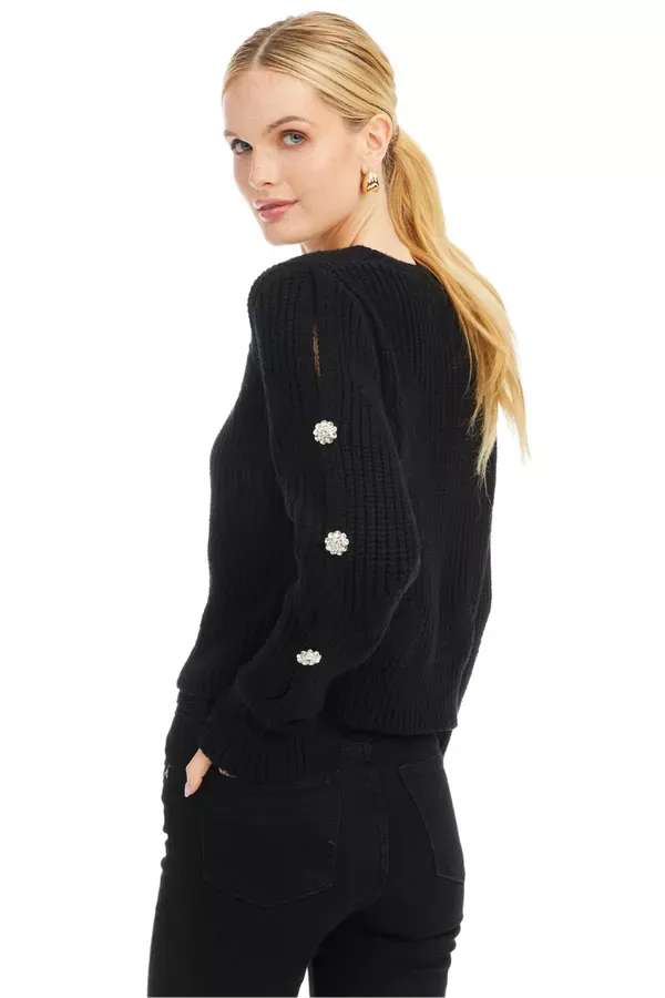 Allison NY Jeweled Cardigan