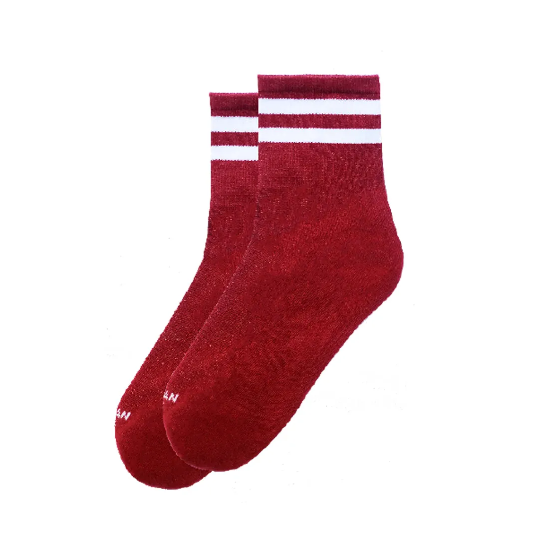 American Socks - Crimson Ankle High