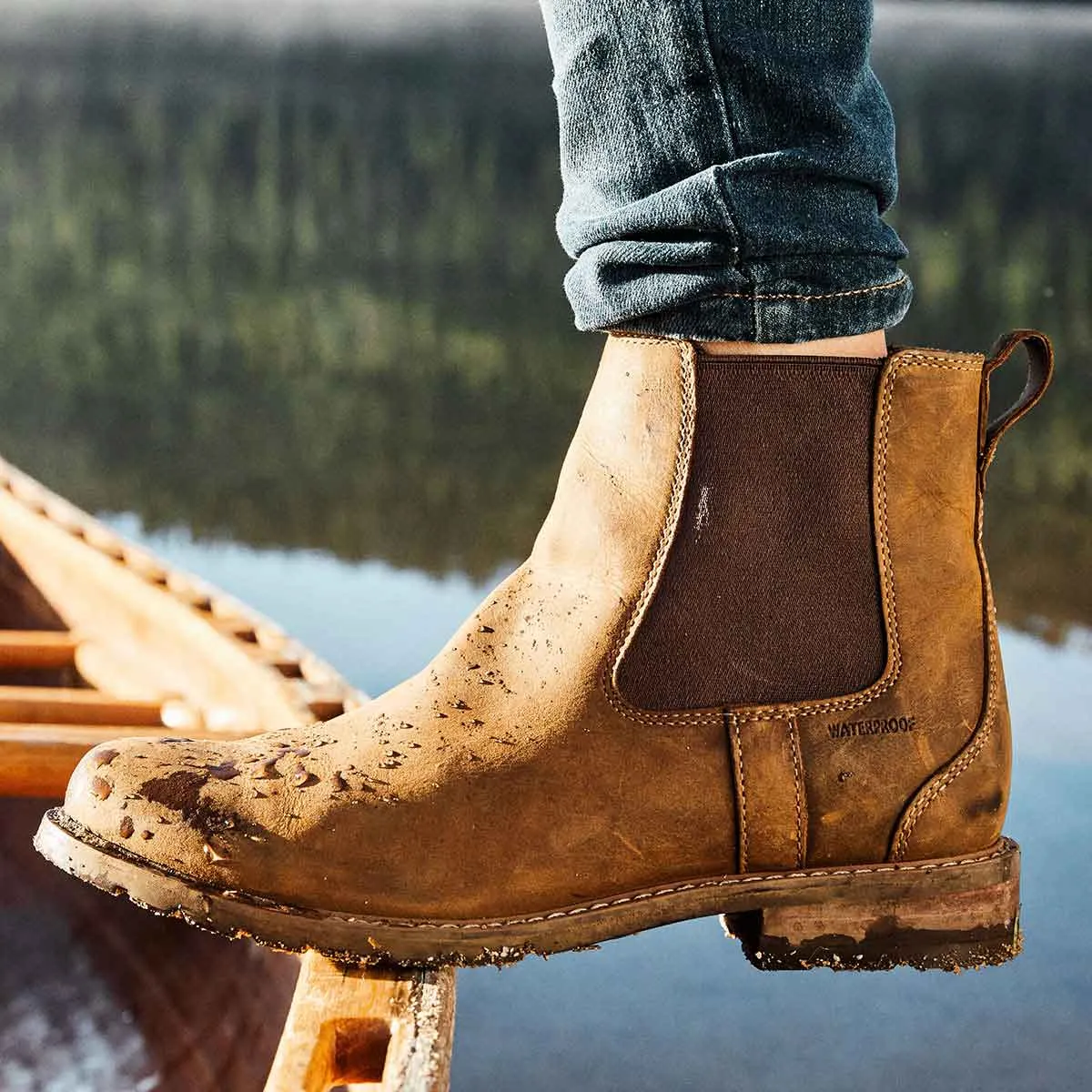 Ariat Women's Wexford Waterproof Chelsea Boots - Weathered Brown