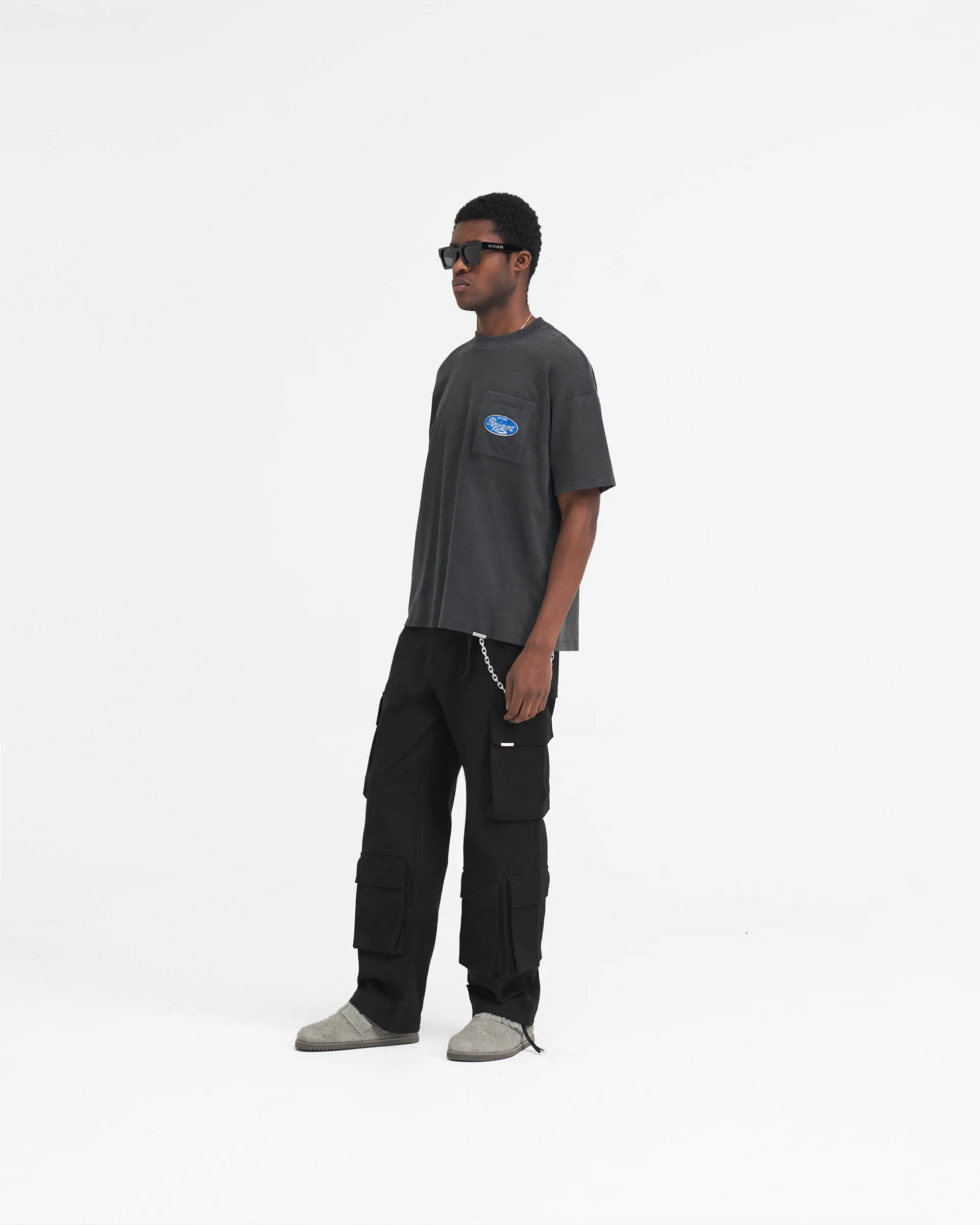 Baggy Cargo Pant - Black