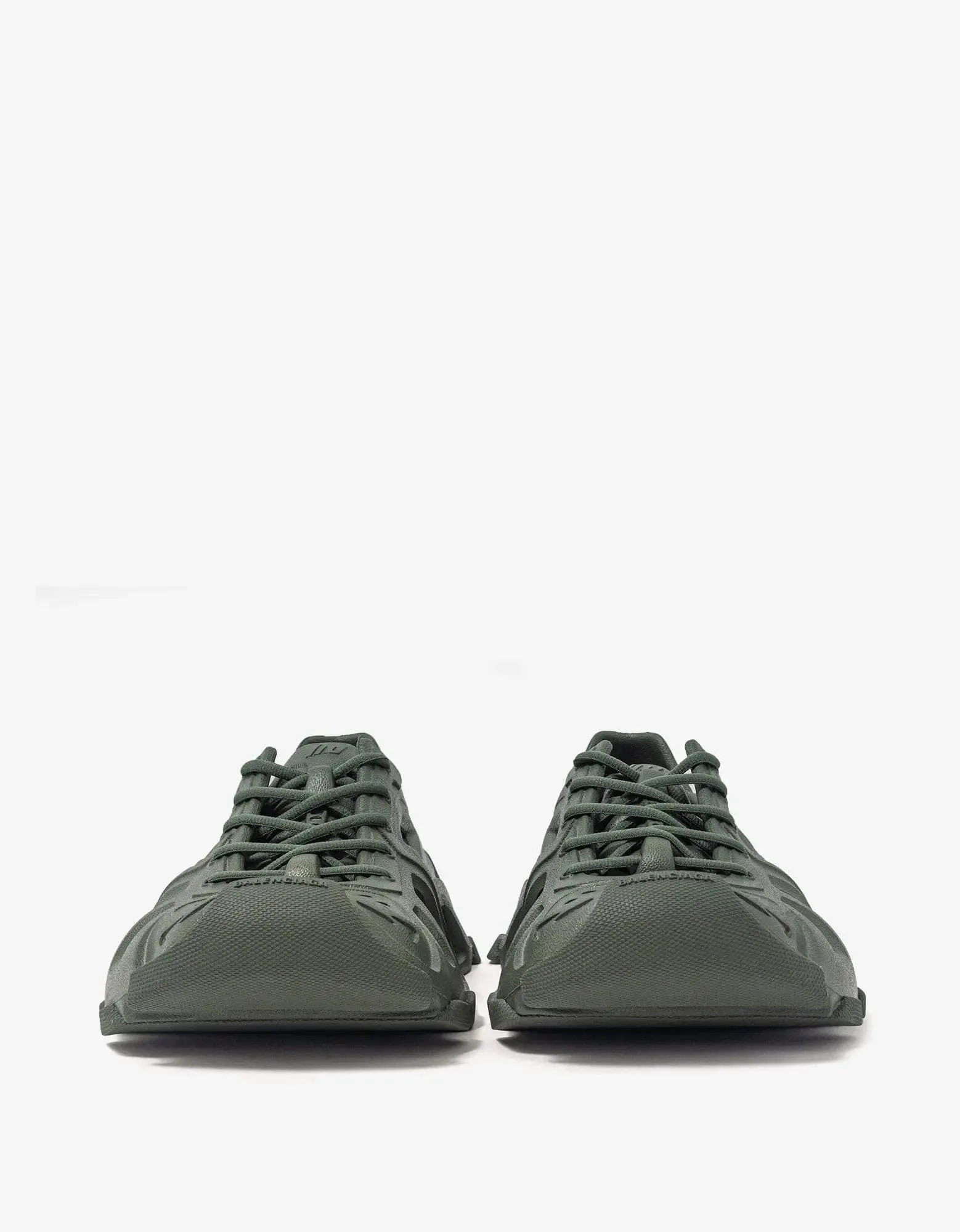 Balenciaga Khaki HD Lace-Up Trainers