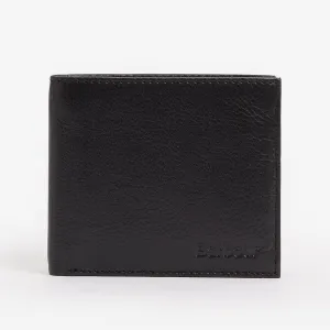 Barbour Colwell Leather Wallet in Black