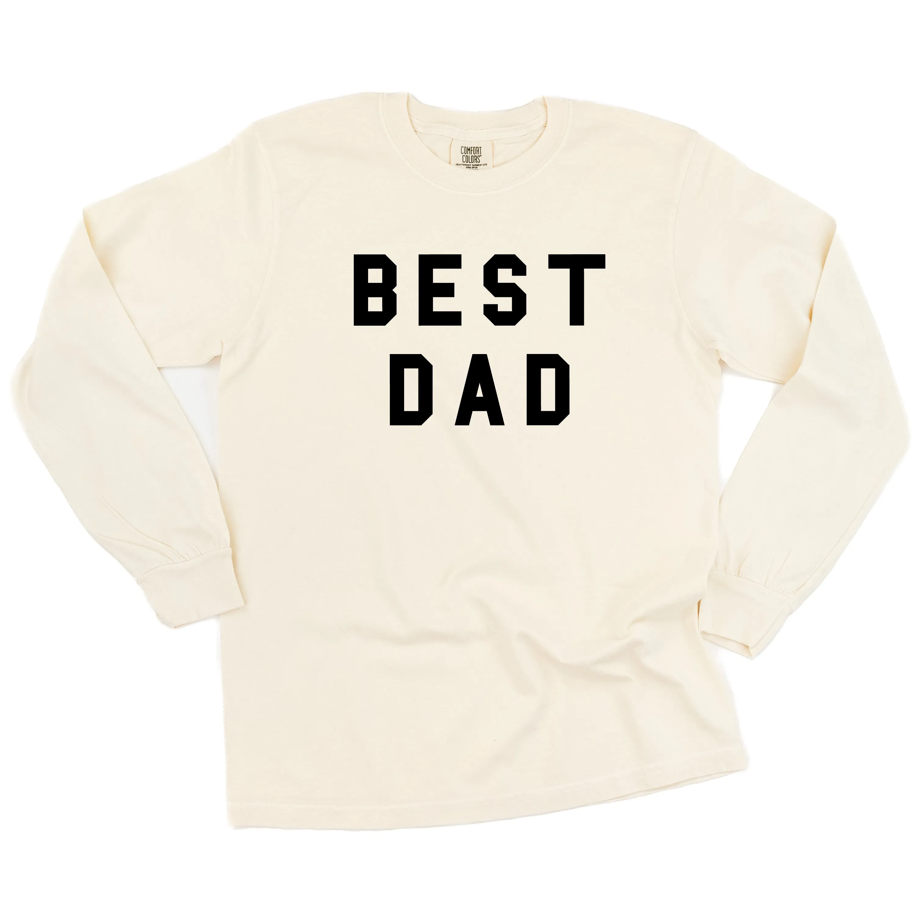 BEST DAD - LONG SLEEVE COMFORT COLORS TEE