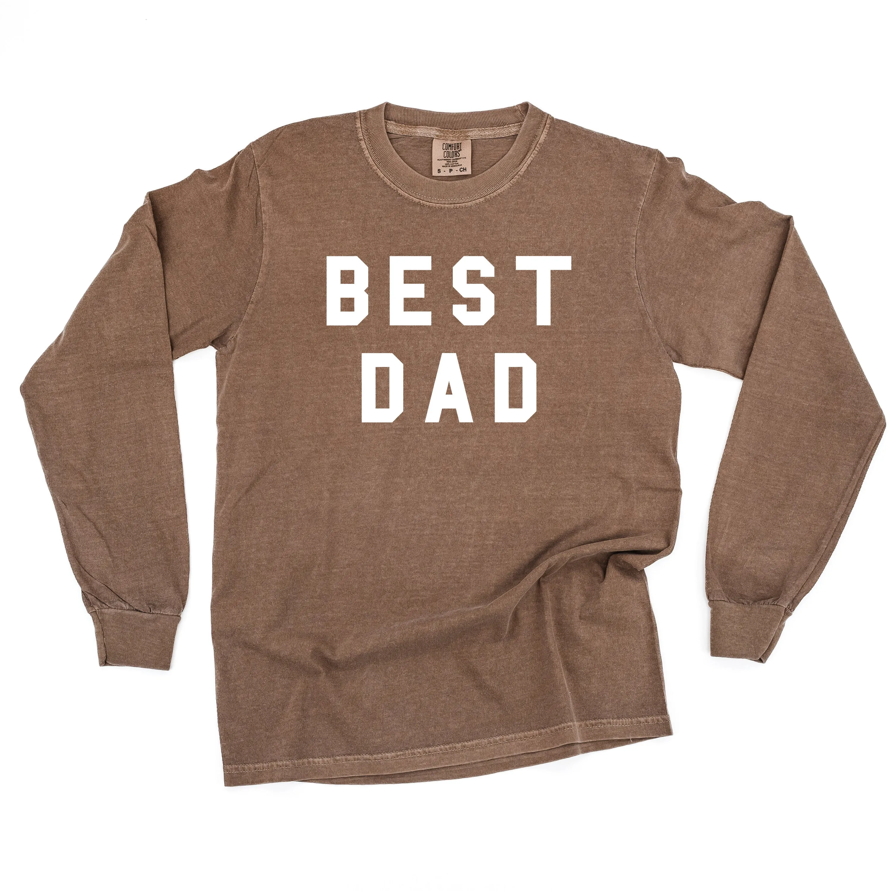 BEST DAD - LONG SLEEVE COMFORT COLORS TEE