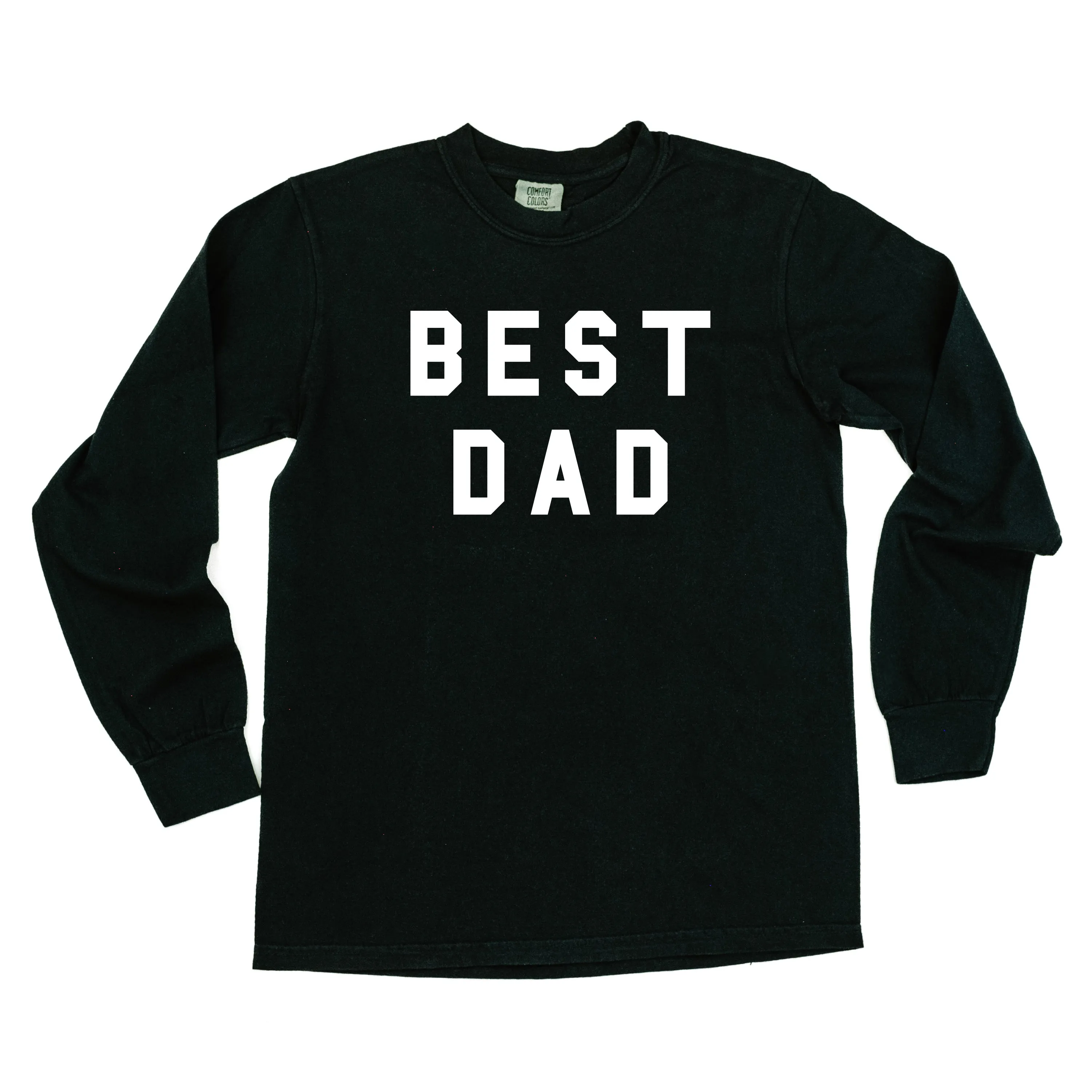 BEST DAD - LONG SLEEVE COMFORT COLORS TEE