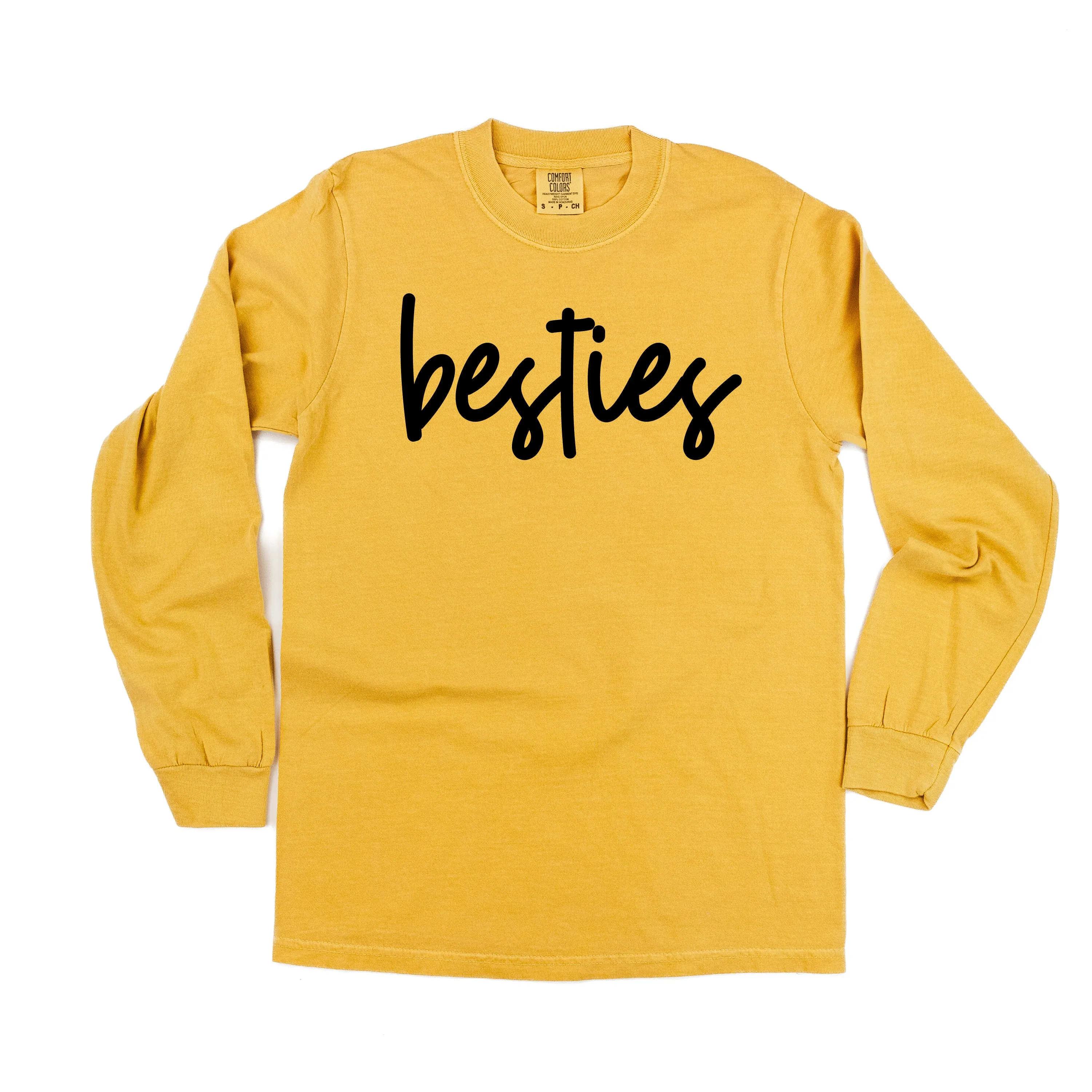 Besties - LONG SLEEVE Comfort Colors Tee