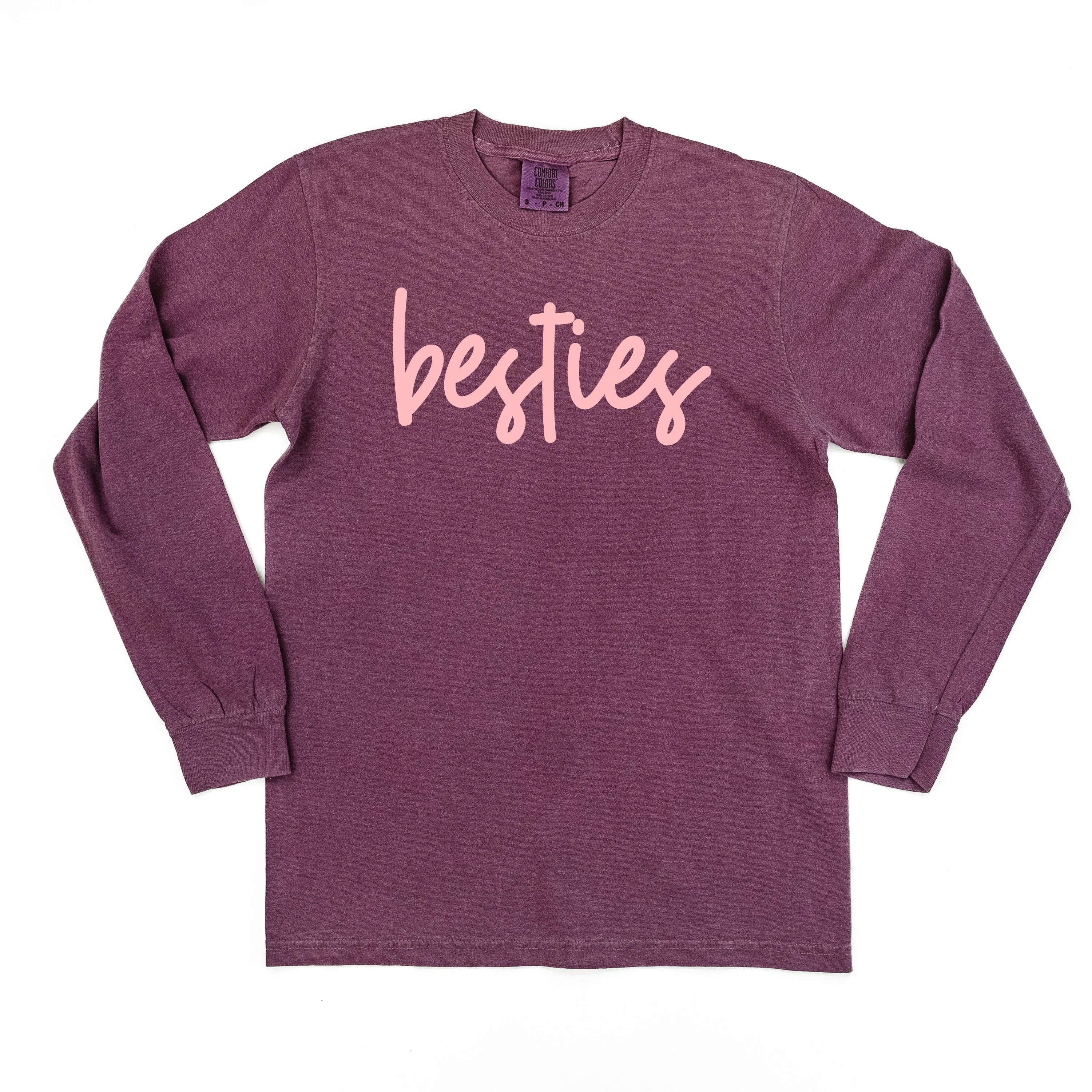 Besties - LONG SLEEVE Comfort Colors Tee