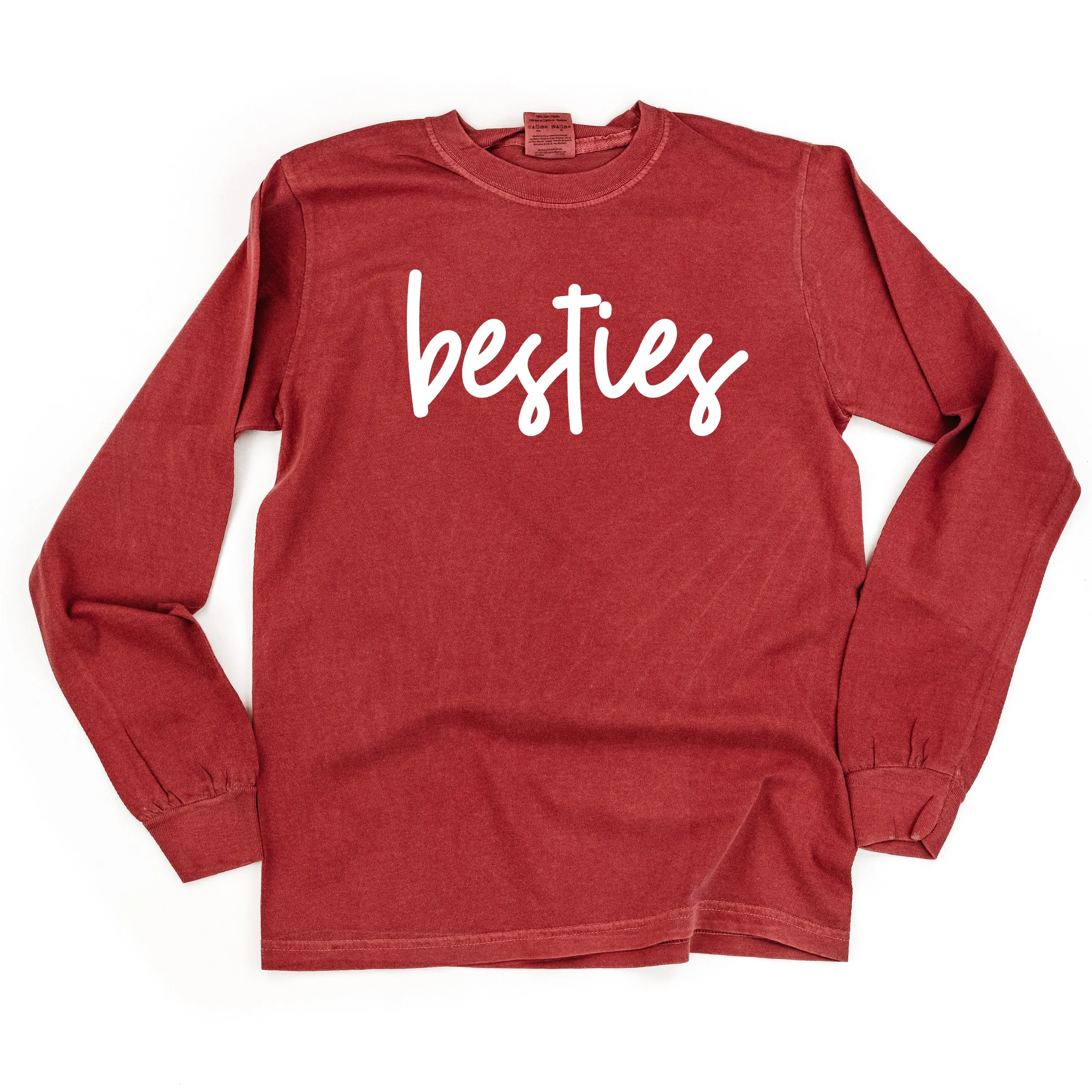 Besties - LONG SLEEVE Comfort Colors Tee