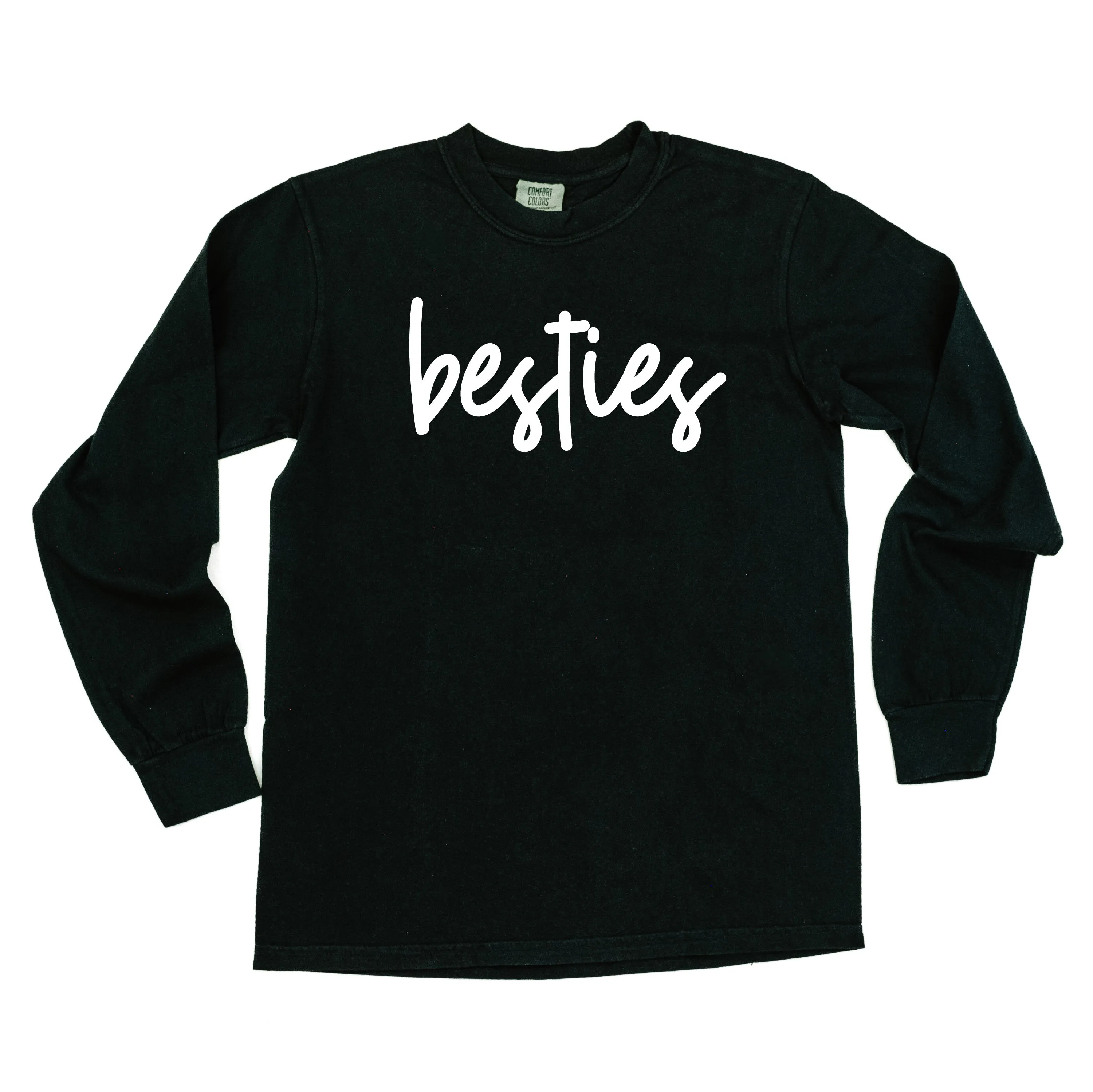 Besties - LONG SLEEVE Comfort Colors Tee