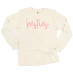 Besties - LONG SLEEVE Comfort Colors Tee