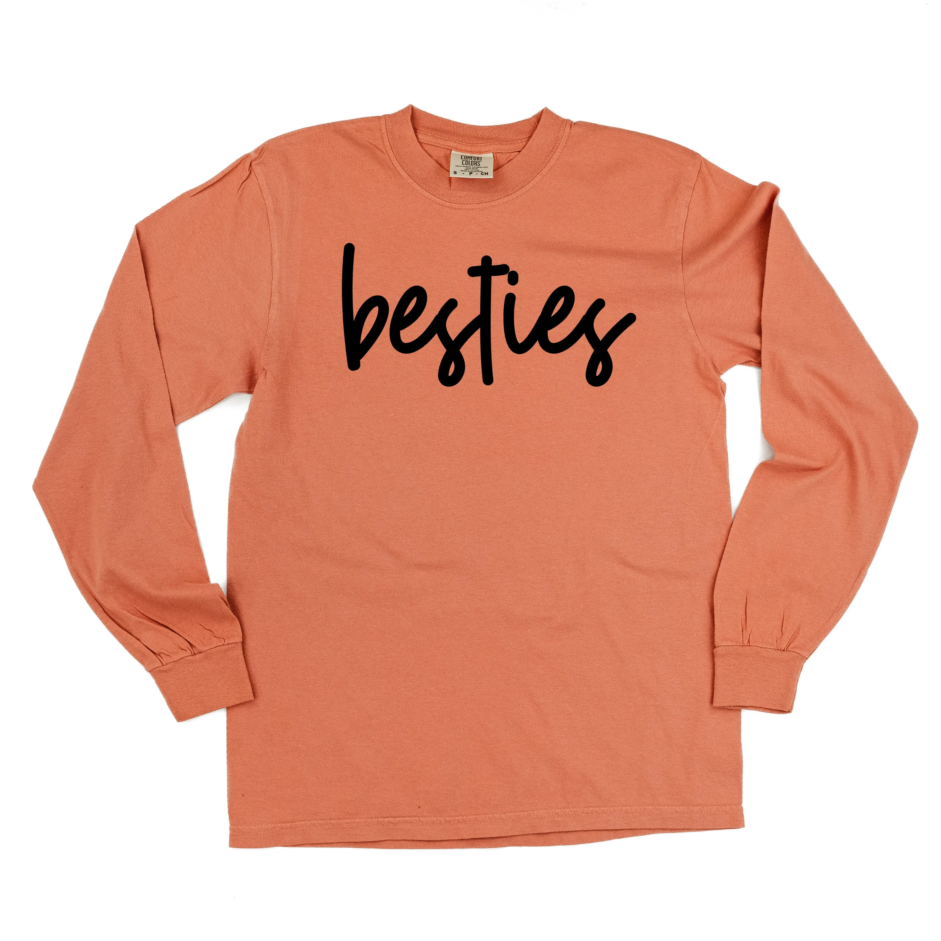 Besties - LONG SLEEVE Comfort Colors Tee