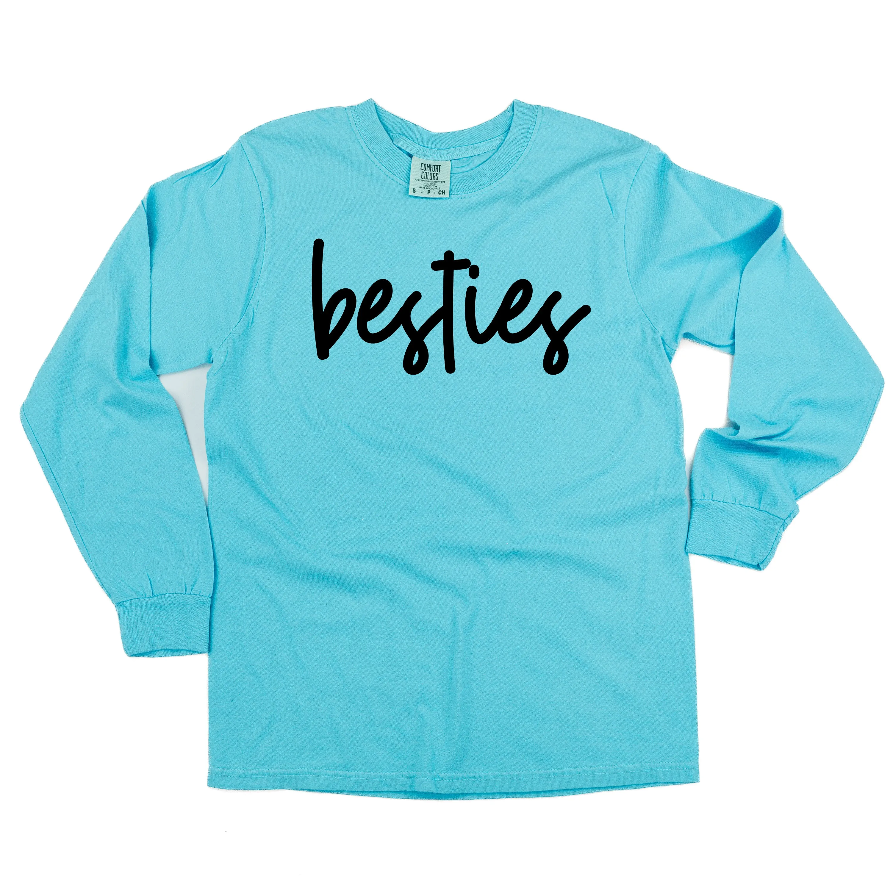 Besties - LONG SLEEVE Comfort Colors Tee