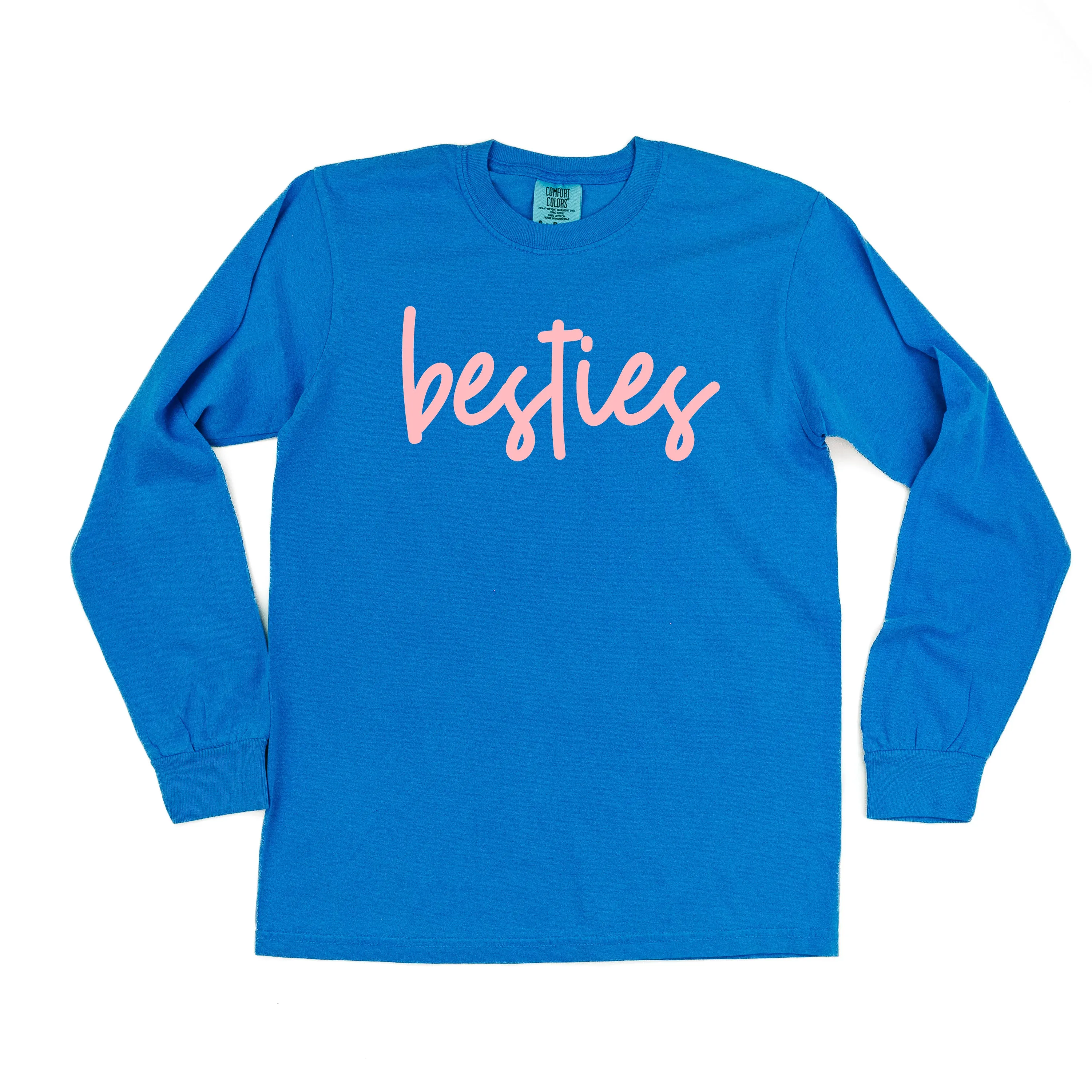 Besties - LONG SLEEVE Comfort Colors Tee