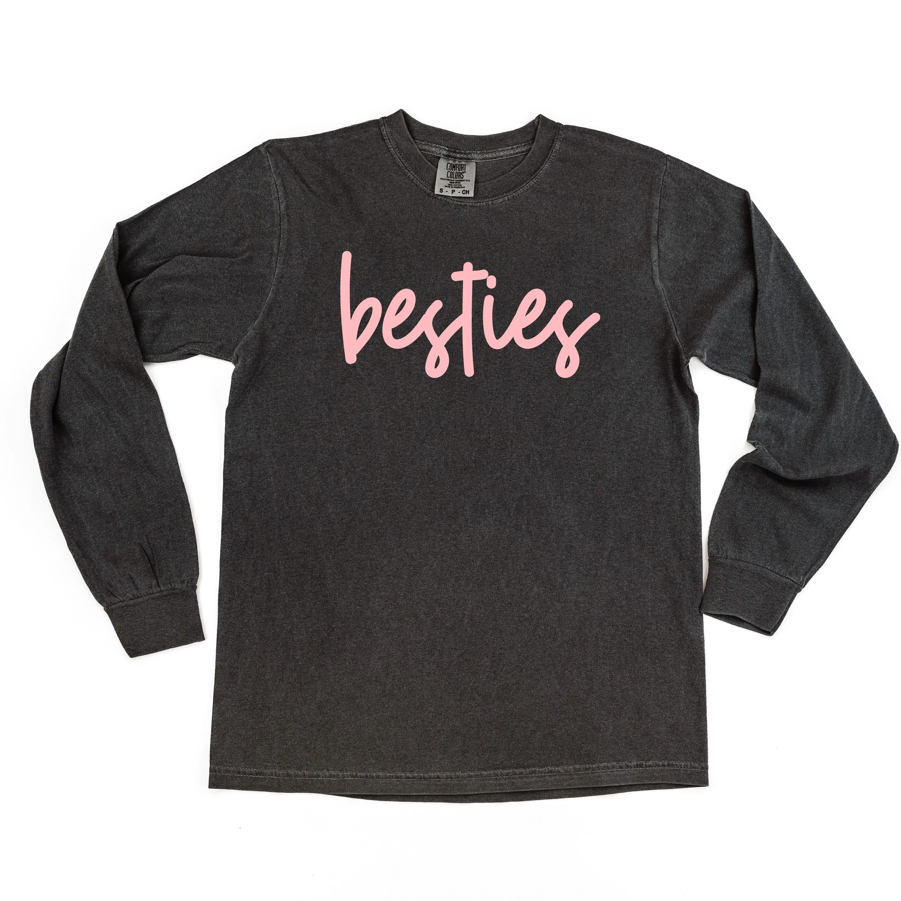 Besties - LONG SLEEVE Comfort Colors Tee