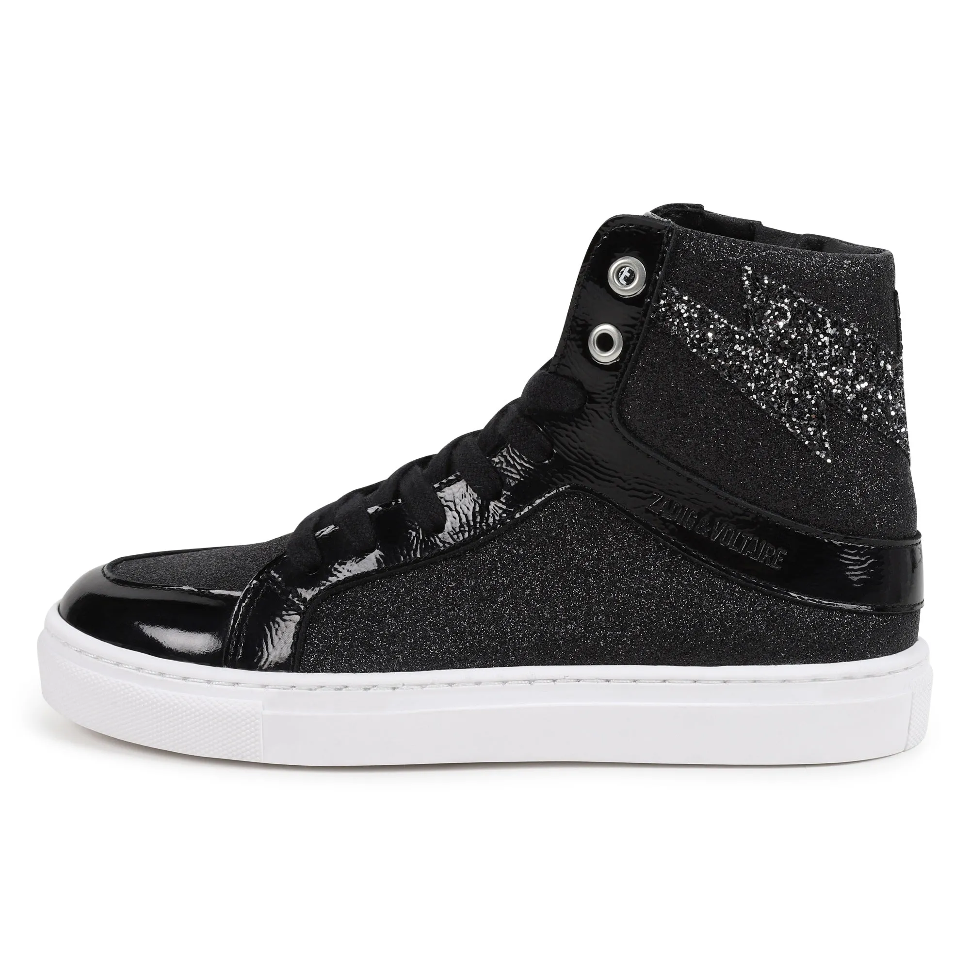 Blam-Blam Glitter High Top Sneakers