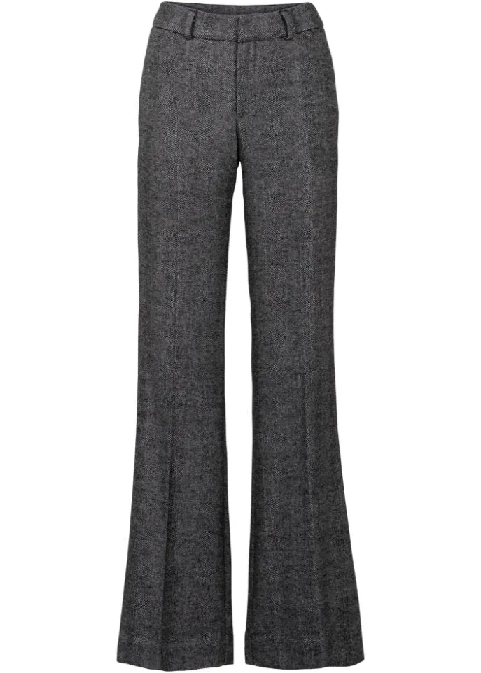 Bodyflirt mini wide leg trousers, gray