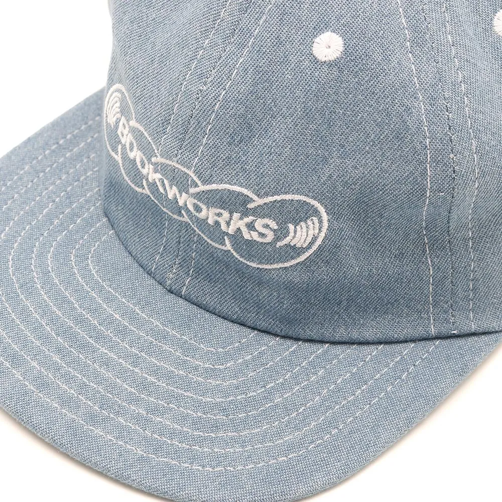 Book Works BW Record Logo Hat / Lt Denim