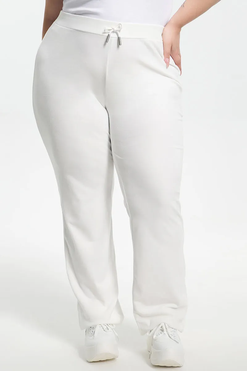 Bride Big Bling Velour Track Pants