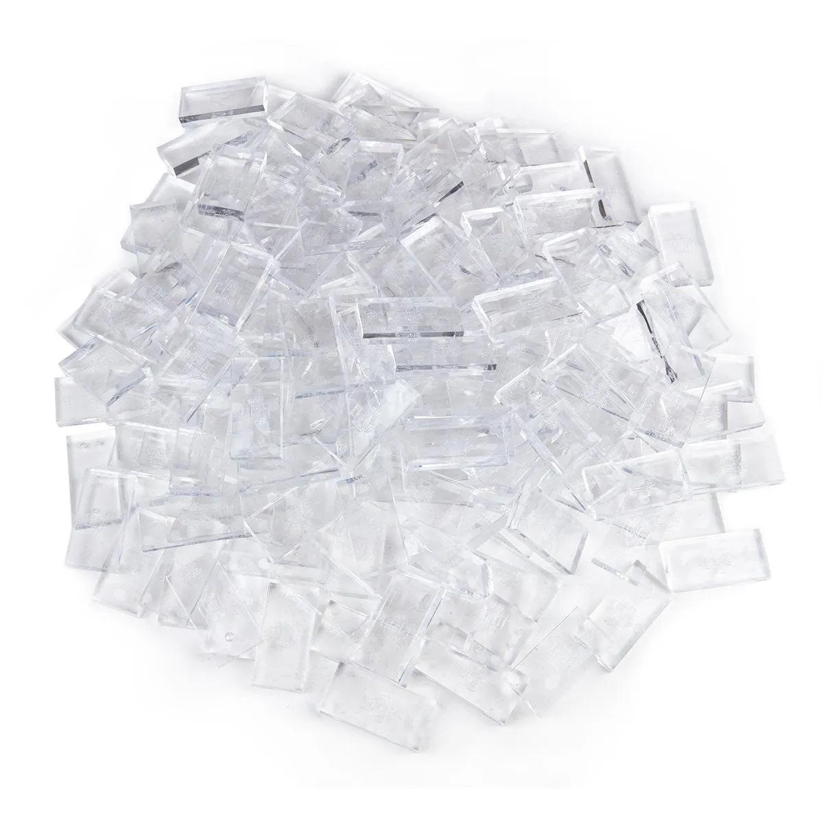 Bulk Dominoes - Clear Dominoes