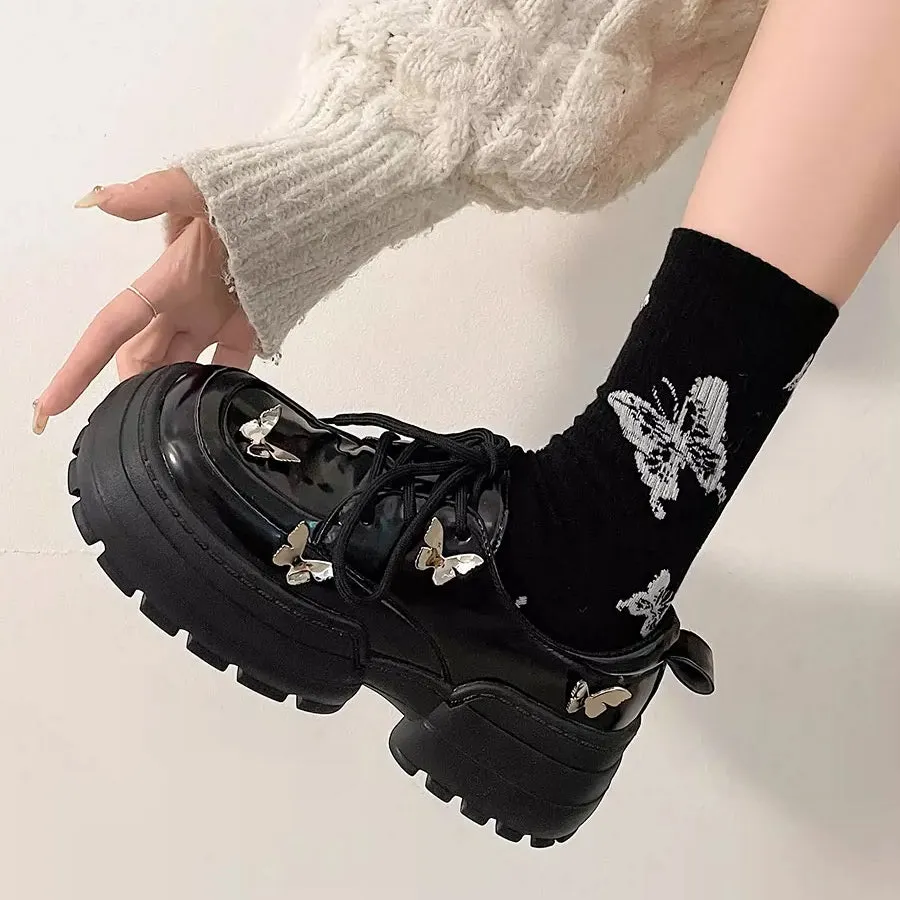 Butterfly Platform Boots