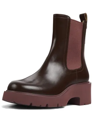 Camper Milah Chelsea boots, burgundy