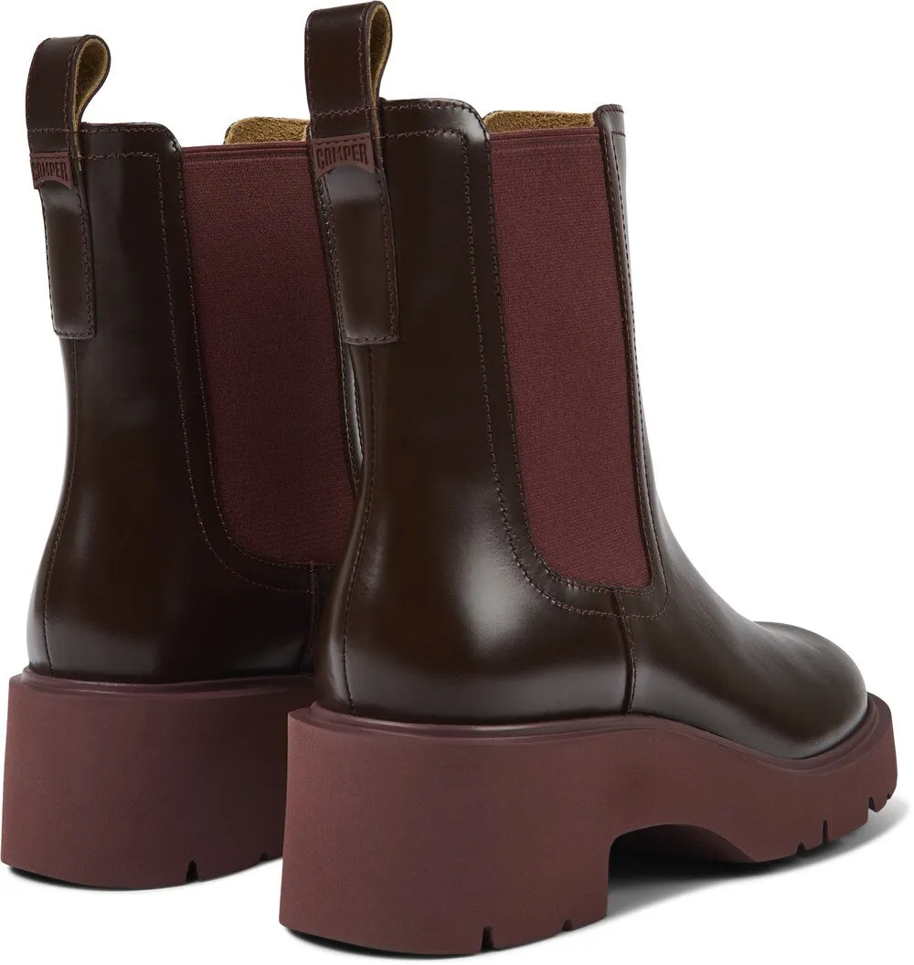 Camper Milah Chelsea boots, burgundy