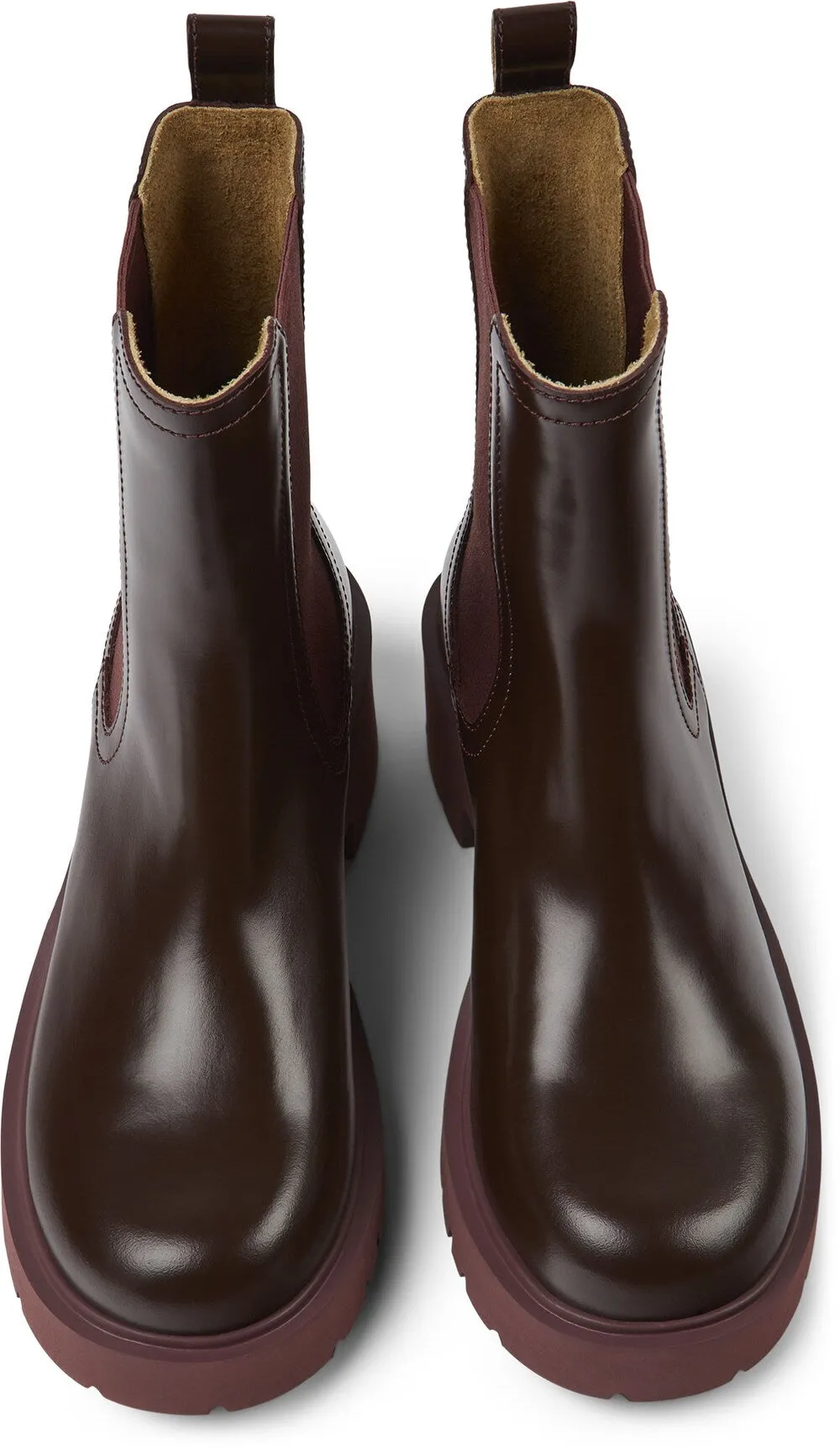 Camper Milah Chelsea boots, burgundy