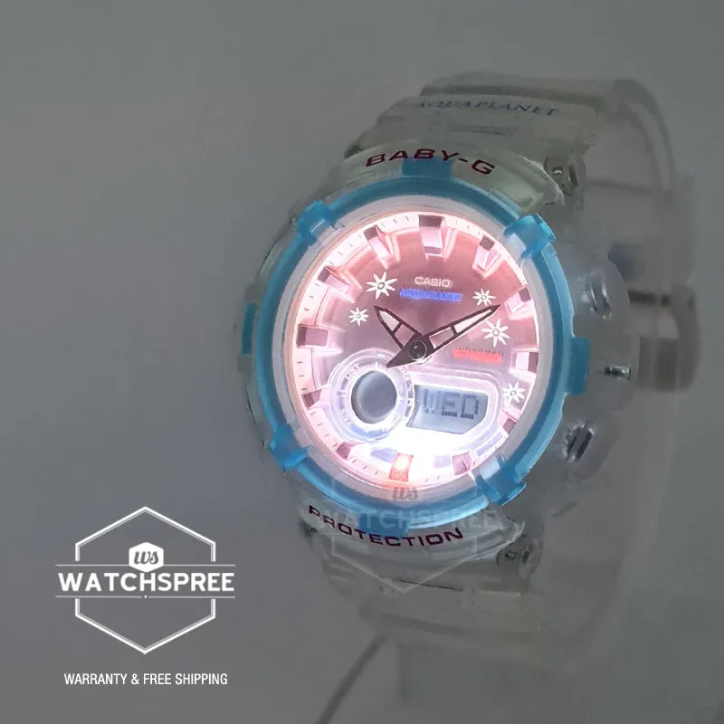 Casio Baby-G AQUAPLANET Collaboration Model Transparent Resin Band Watch BGA280AP-7A BGA-280AP-7A