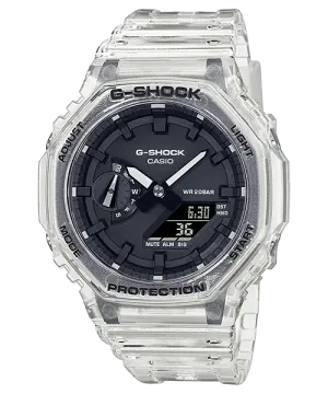 Casio G-Shock Transparent Pack Series Carbon Core Guard Structure Watch GA2100SKE-7A GA-2100SKE-7A