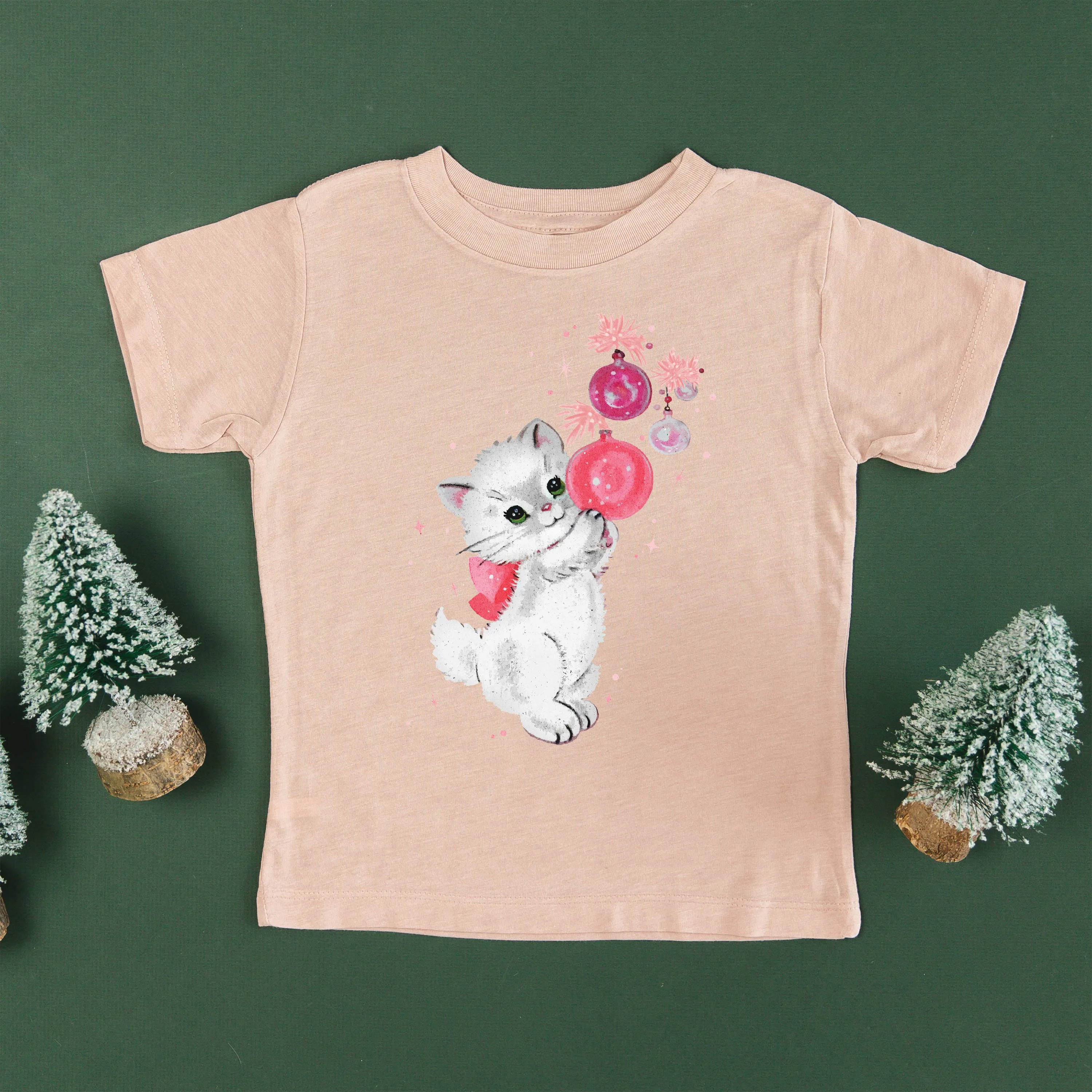 Christmas Kitten - Child Tee