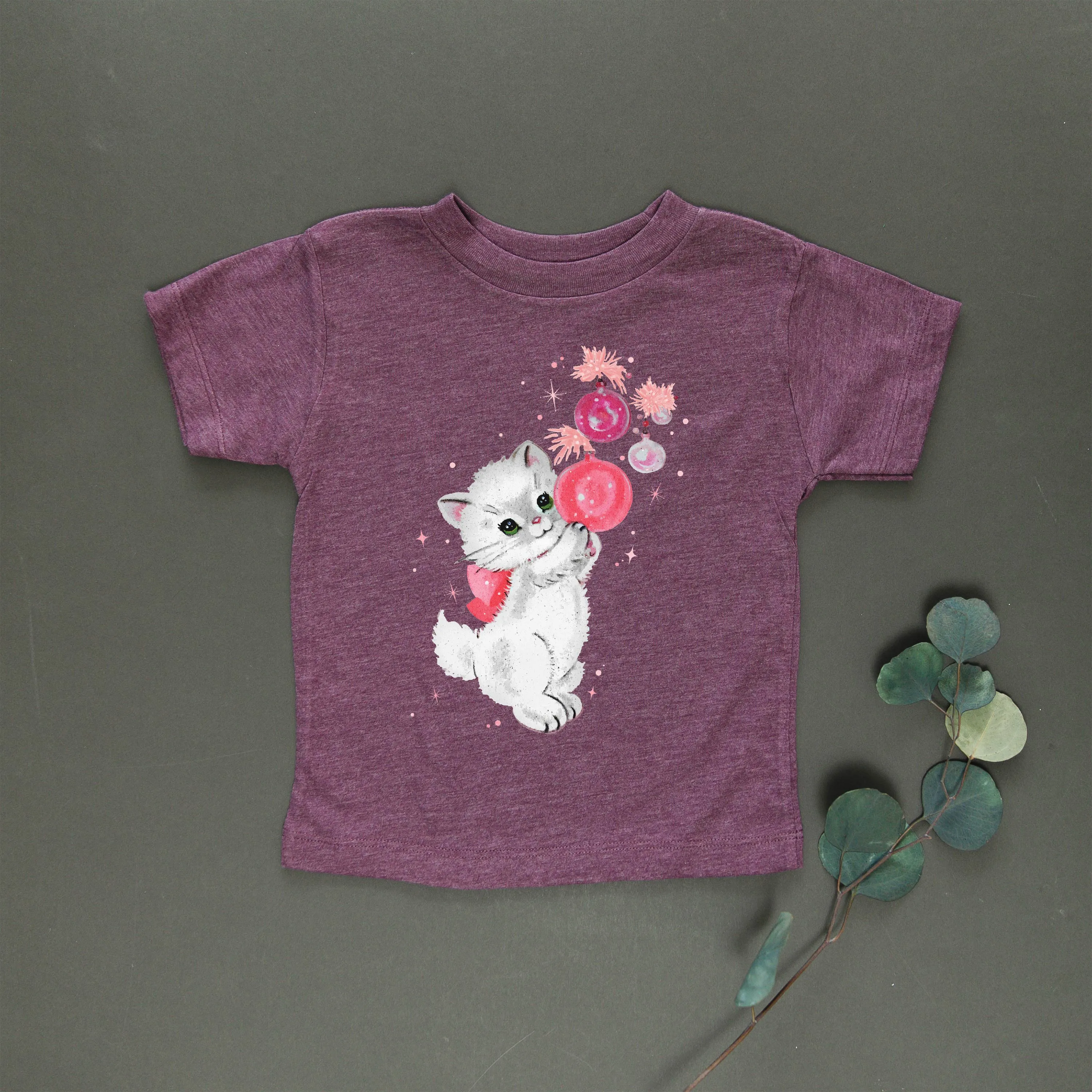 Christmas Kitten - Child Tee