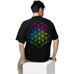 Coldplay Oversized T shirt - Flower Of Life