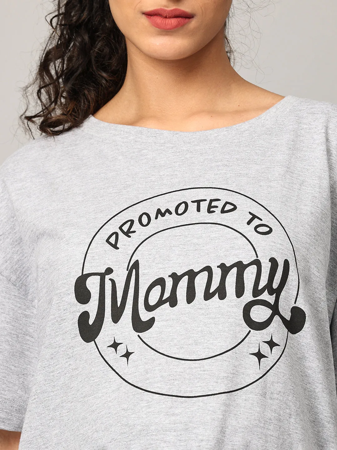 Combo Of 2 Oversized Mumma T shirts