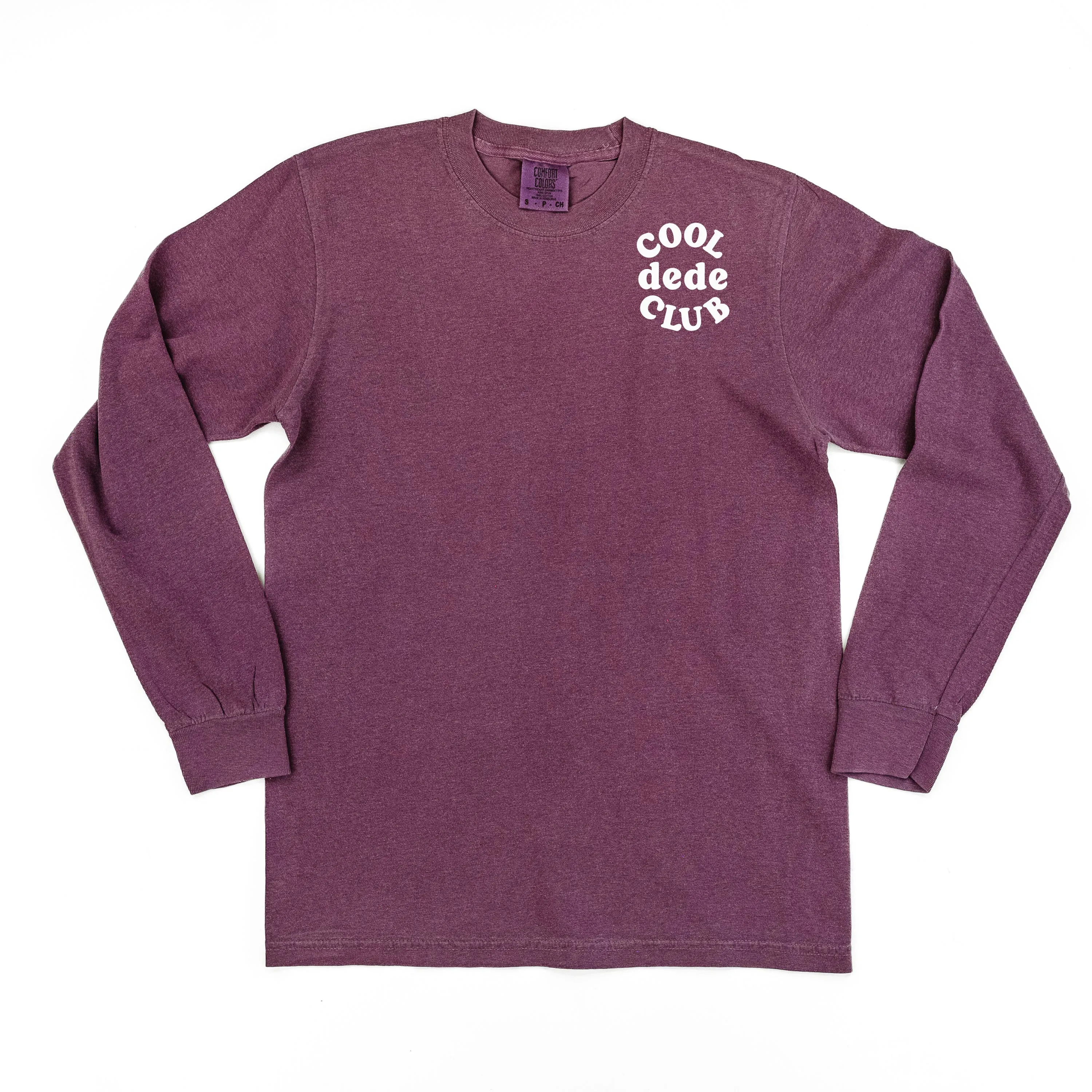 COOL Dede CLUB - Pocket Design - LONG SLEEVE COMFORT COLORS TEE