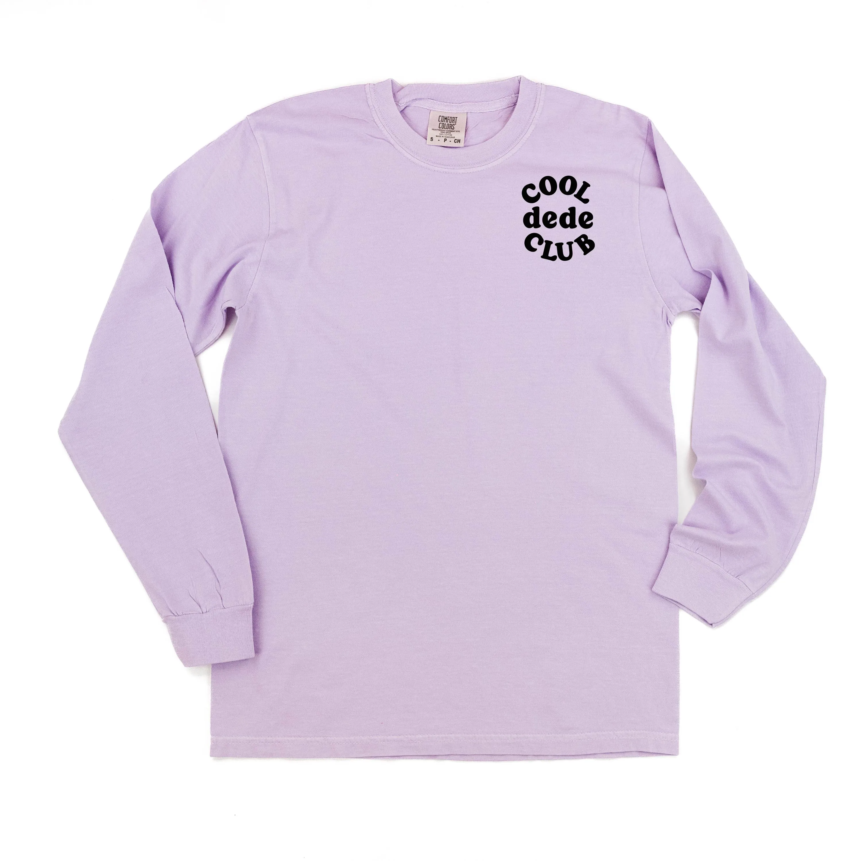 COOL Dede CLUB - Pocket Design - LONG SLEEVE COMFORT COLORS TEE