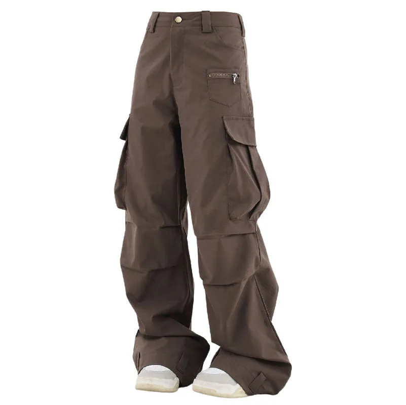 Downtown Girl Brown Cargo Pants