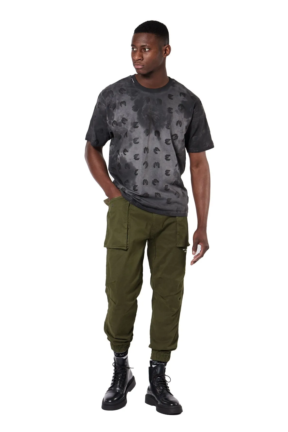 DUNDER BOLD POCKET CARGO PANT | DARK GREY