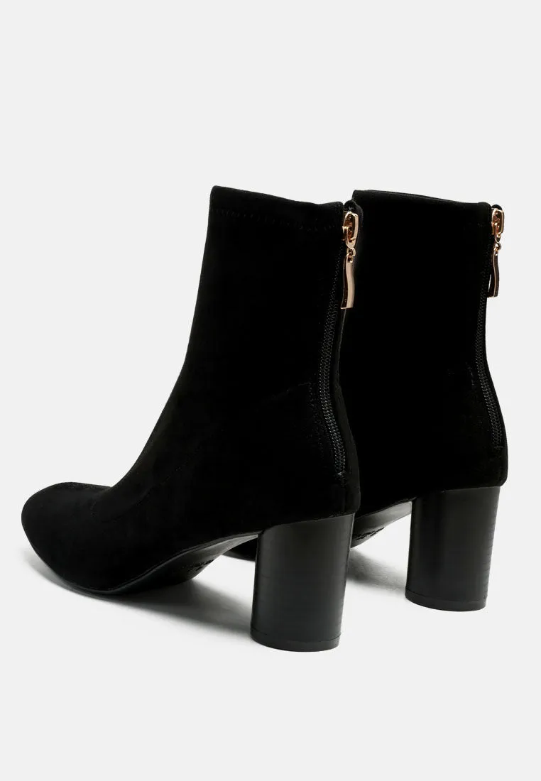 Emerson Micro Suede Ankle Boots