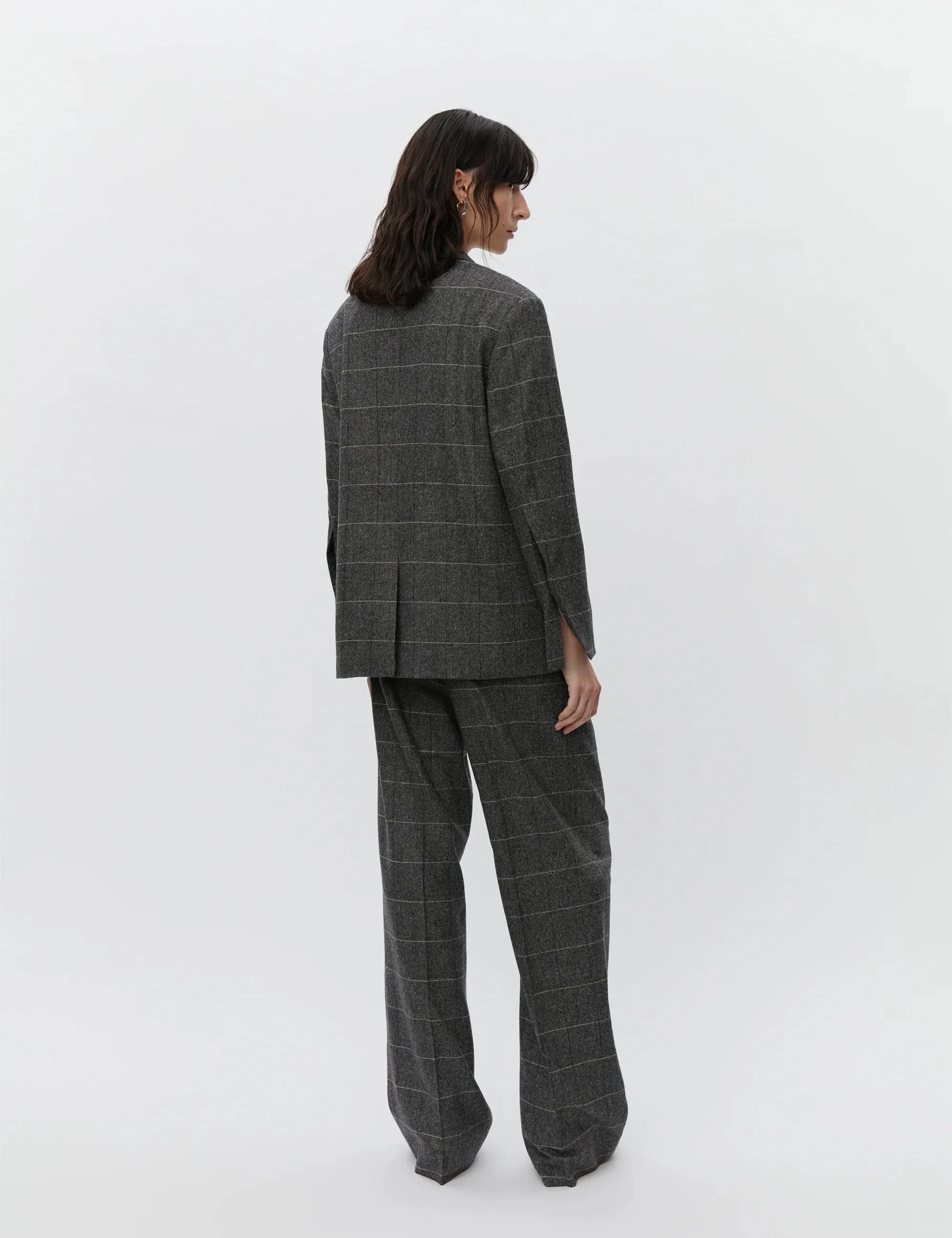 ENZO ALL TIME CHECK PANT | GREY MEL