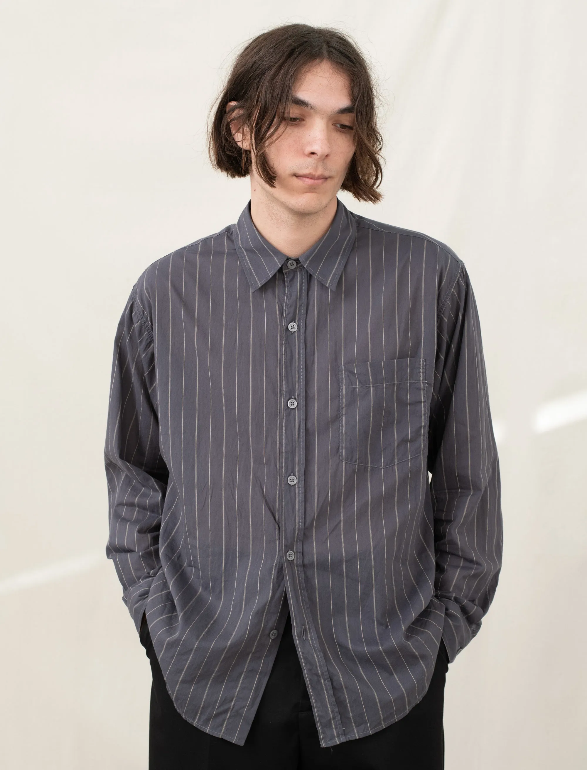 Executive Shirt (Mushroom Stripe)