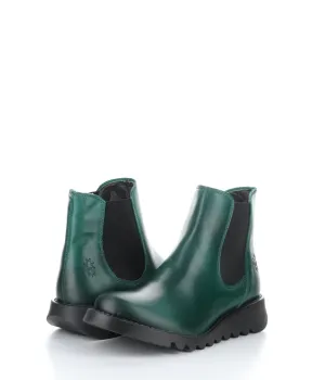 Fly London Salv Shamrock Green Leather