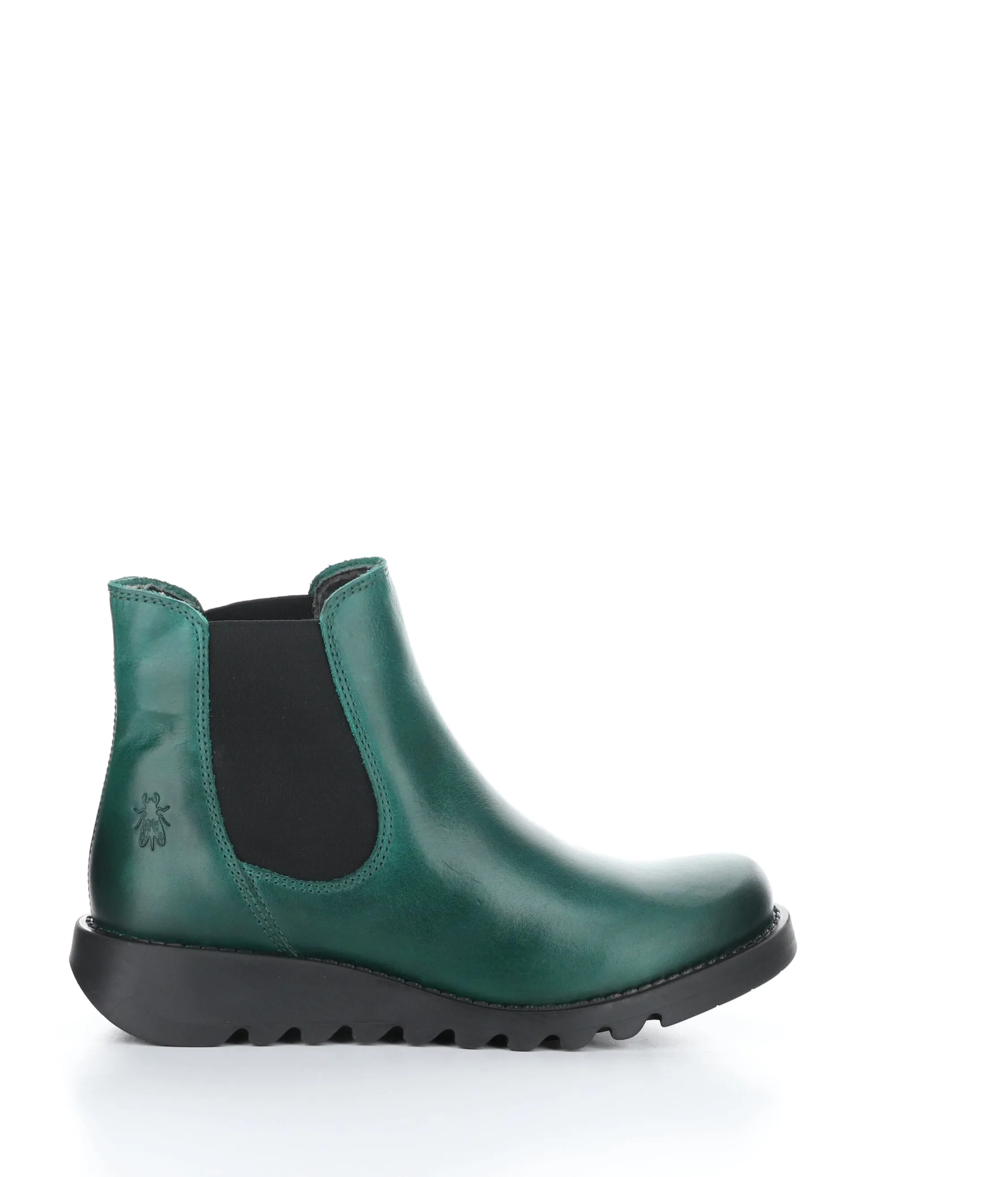 Fly London Salv Shamrock Green Leather