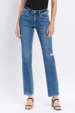 Flying Monkey Mid Rise Regular Straight Jean