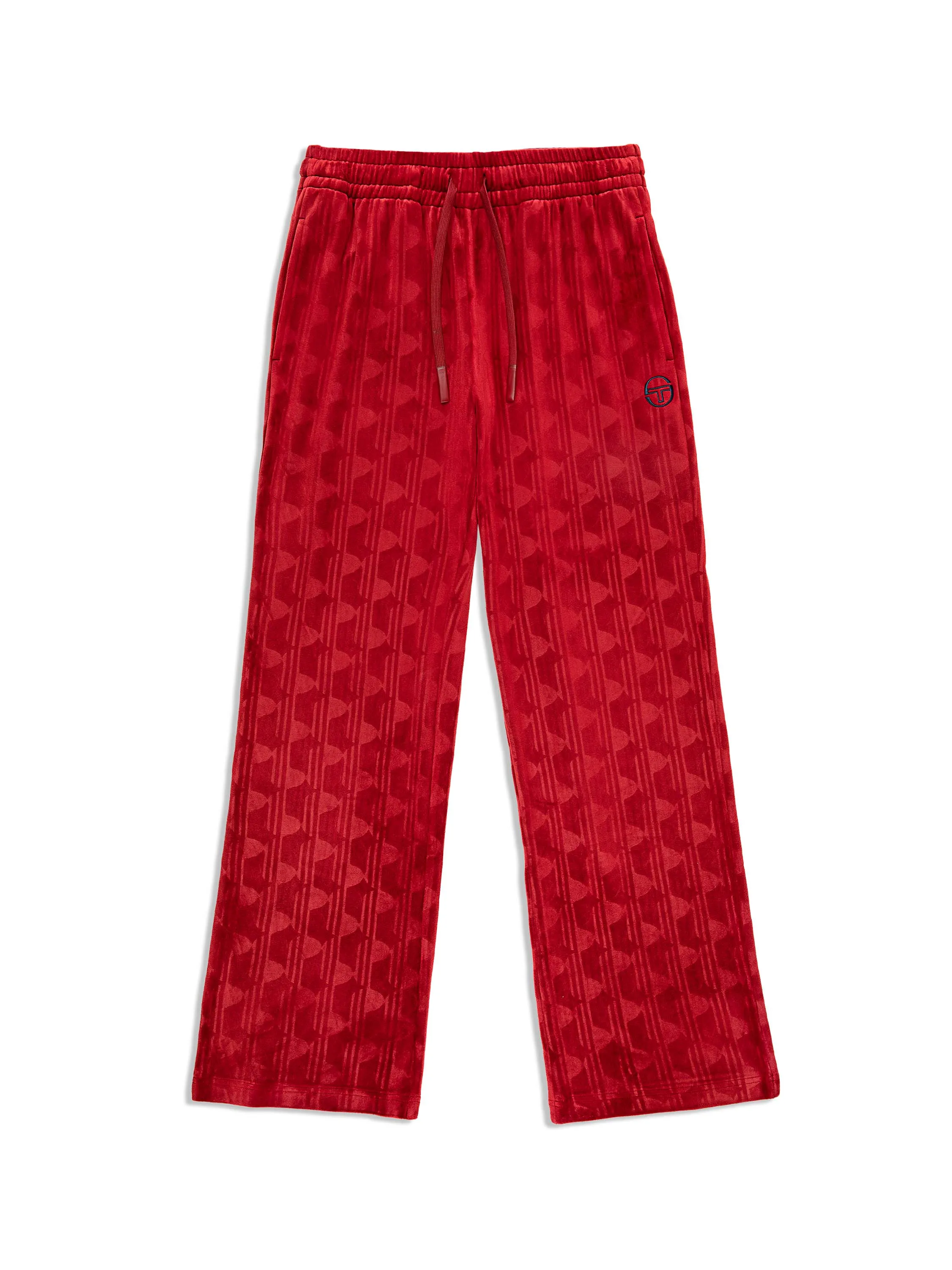 Gabrisa Velour Track Pant- Sun Dried Tomato