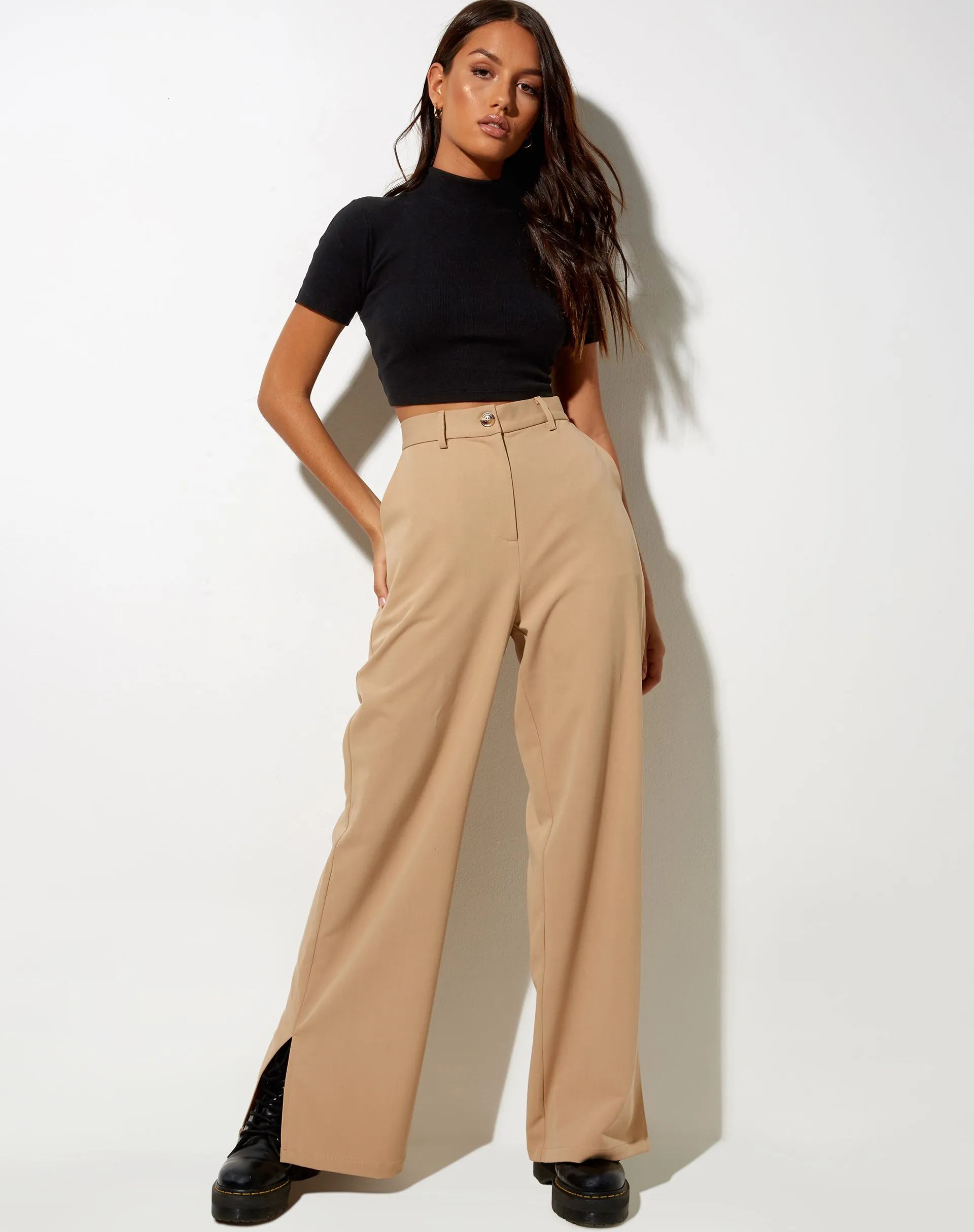 Gege Trouser in Almond