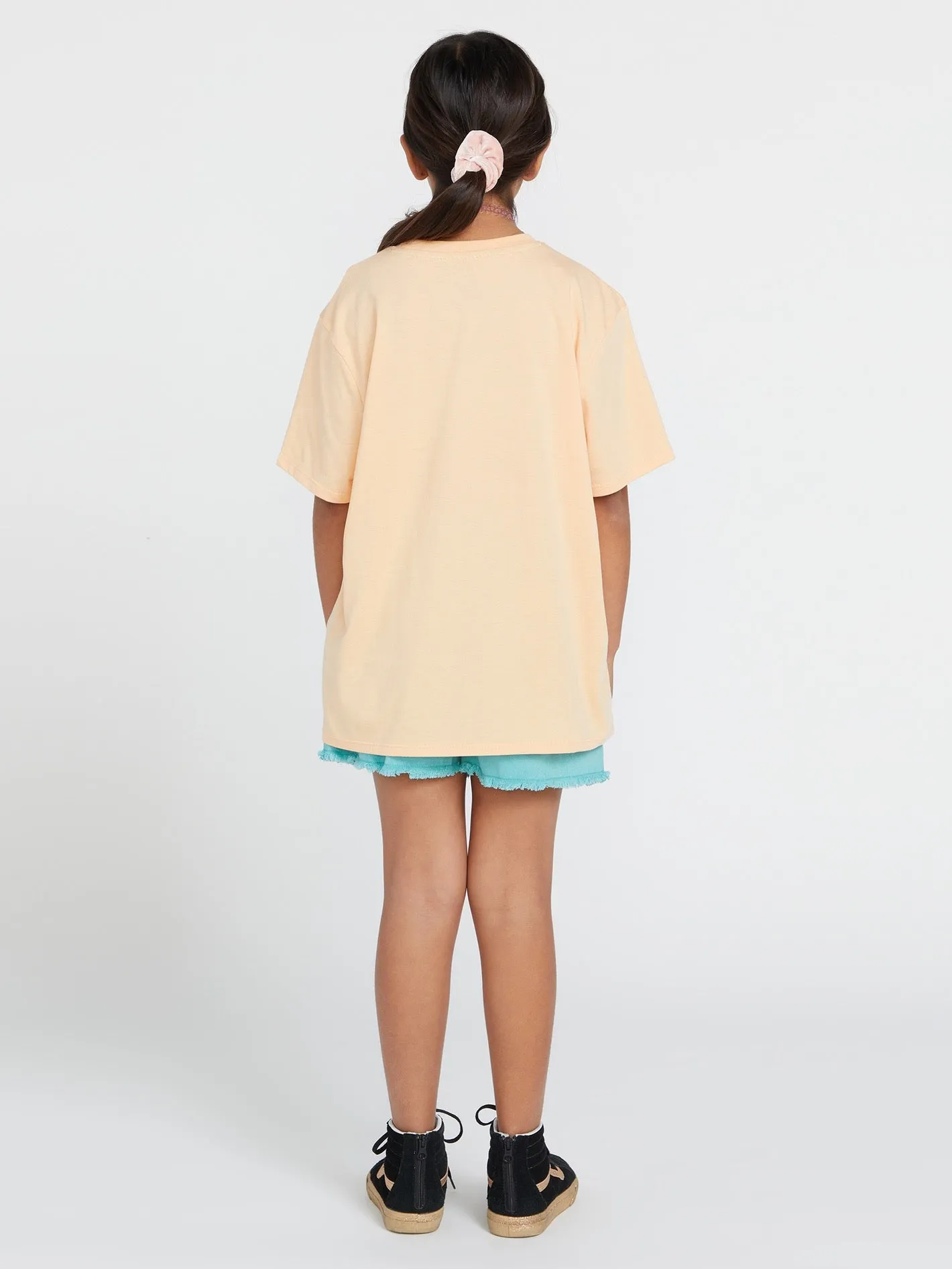 Girls Truly Stoked Boyfriend Tee - Peach Bud