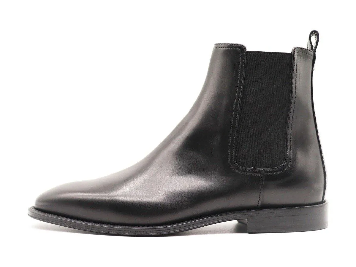 Halls Men's Calf Leather Chelsea Boots - Black